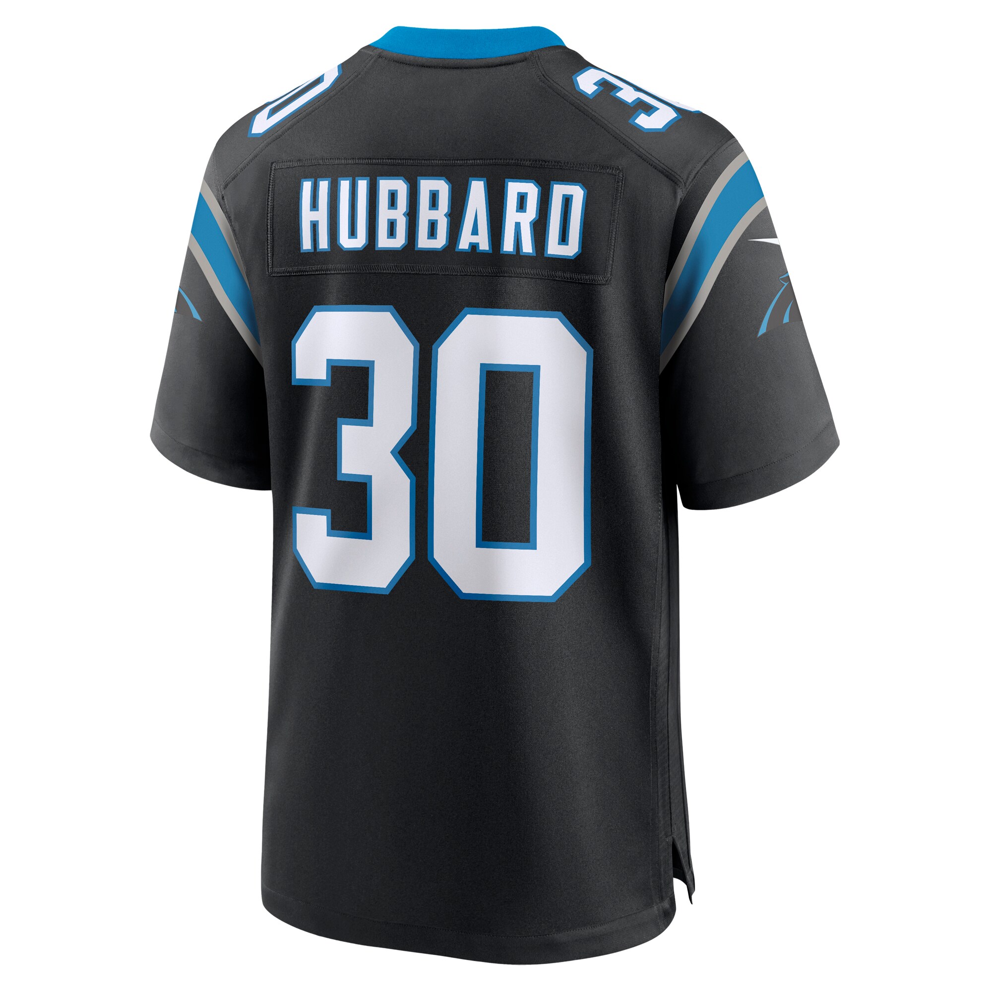 Chuba Hubbard Carolina PanthersTeam Game Jersey - Black