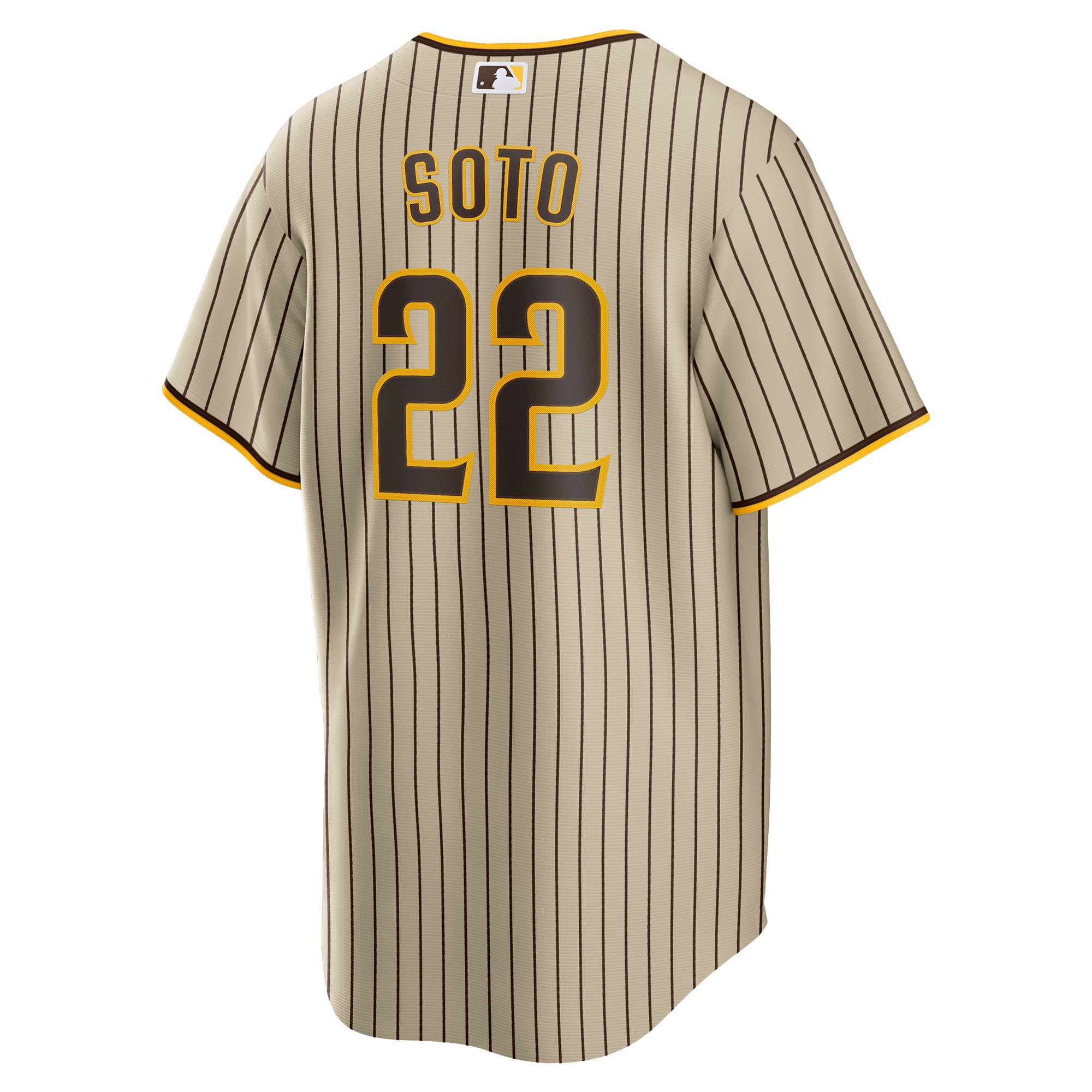 Juan Soto San Diego PadresAlternate Replica Player Jersey - Tan/Brown