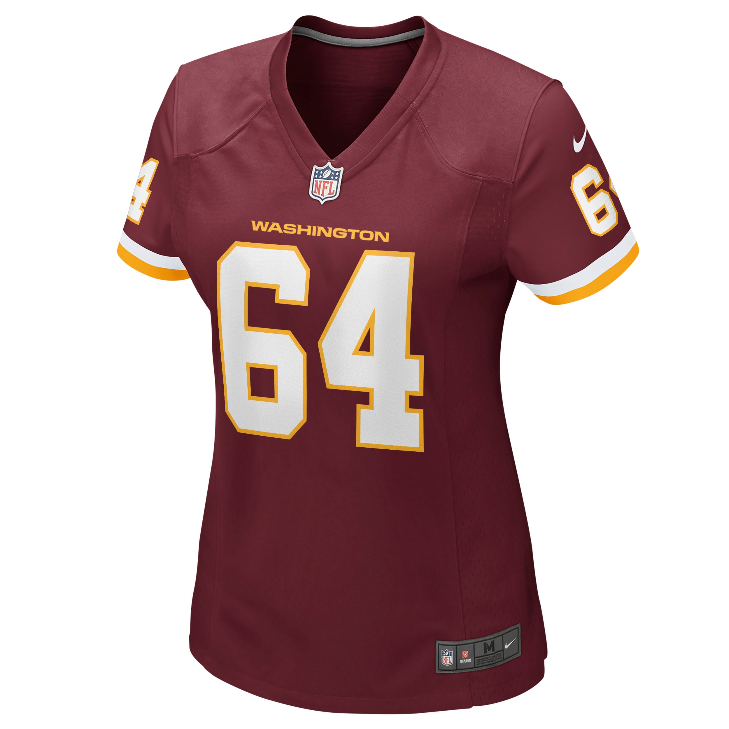 David Bada Washington Football Team Women's Game Player Jersey -Burgundy
