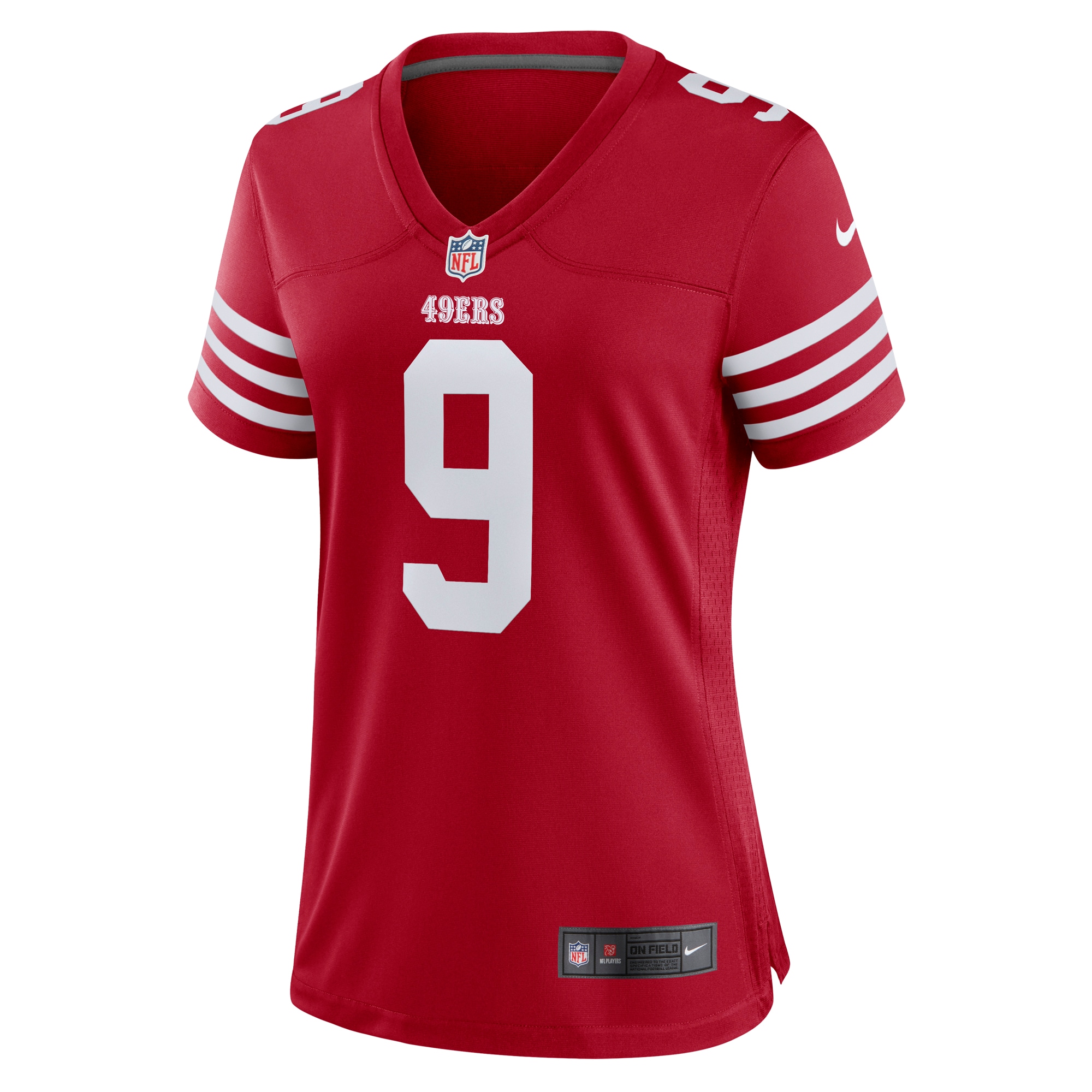 Brayden Willis San Francisco 49ers Women's Team Game Jersey - Scarlet