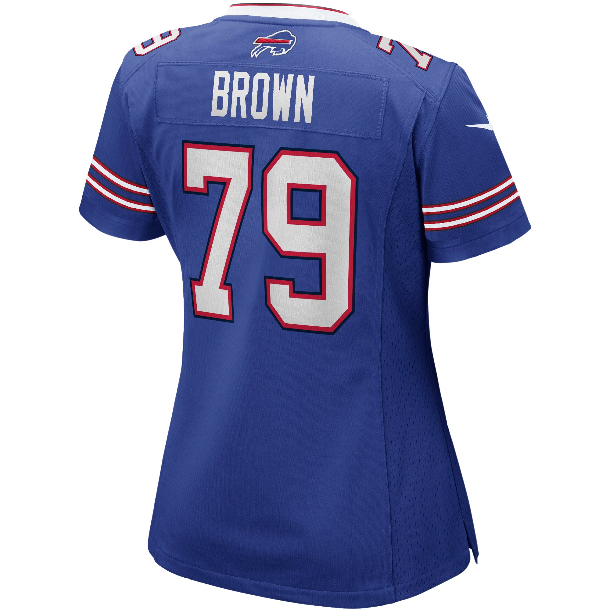 Ruben Brown Buffalo Bills Women's Game Retired Player Jersey - Royal