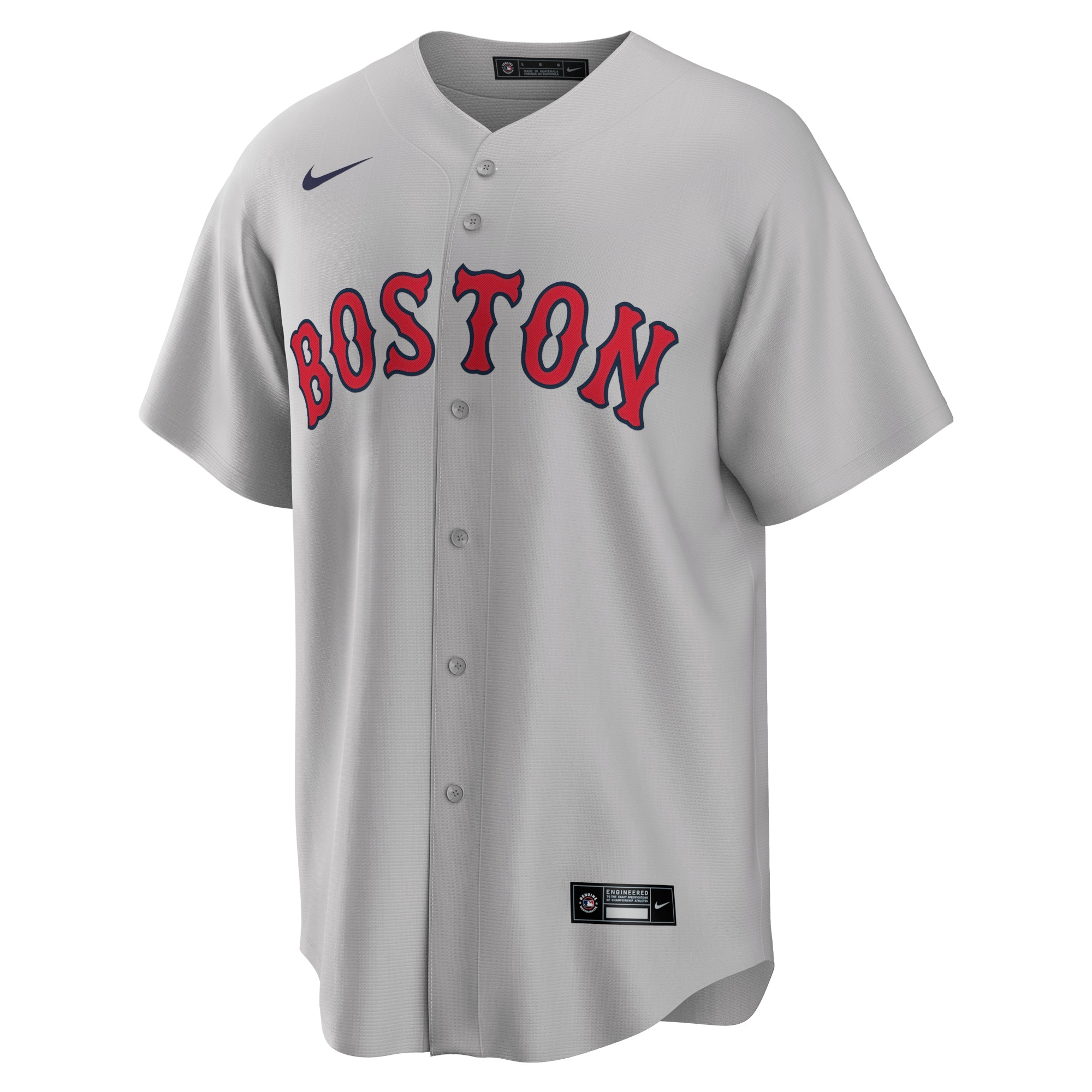 David Ortiz Boston Red SoxRoad Replica Player Jersey - Gray