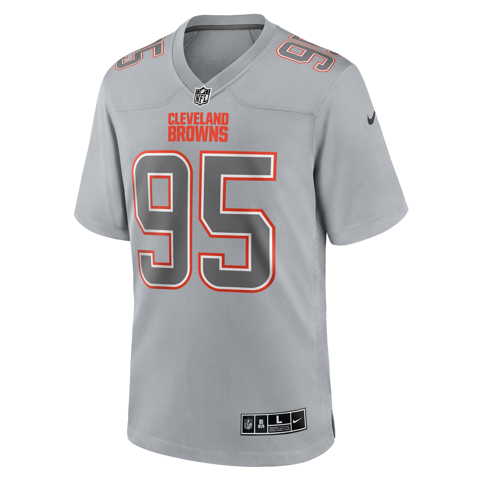 Myles Garrett Cleveland BrownsAtmosphere Fashion Game Jersey - Gray