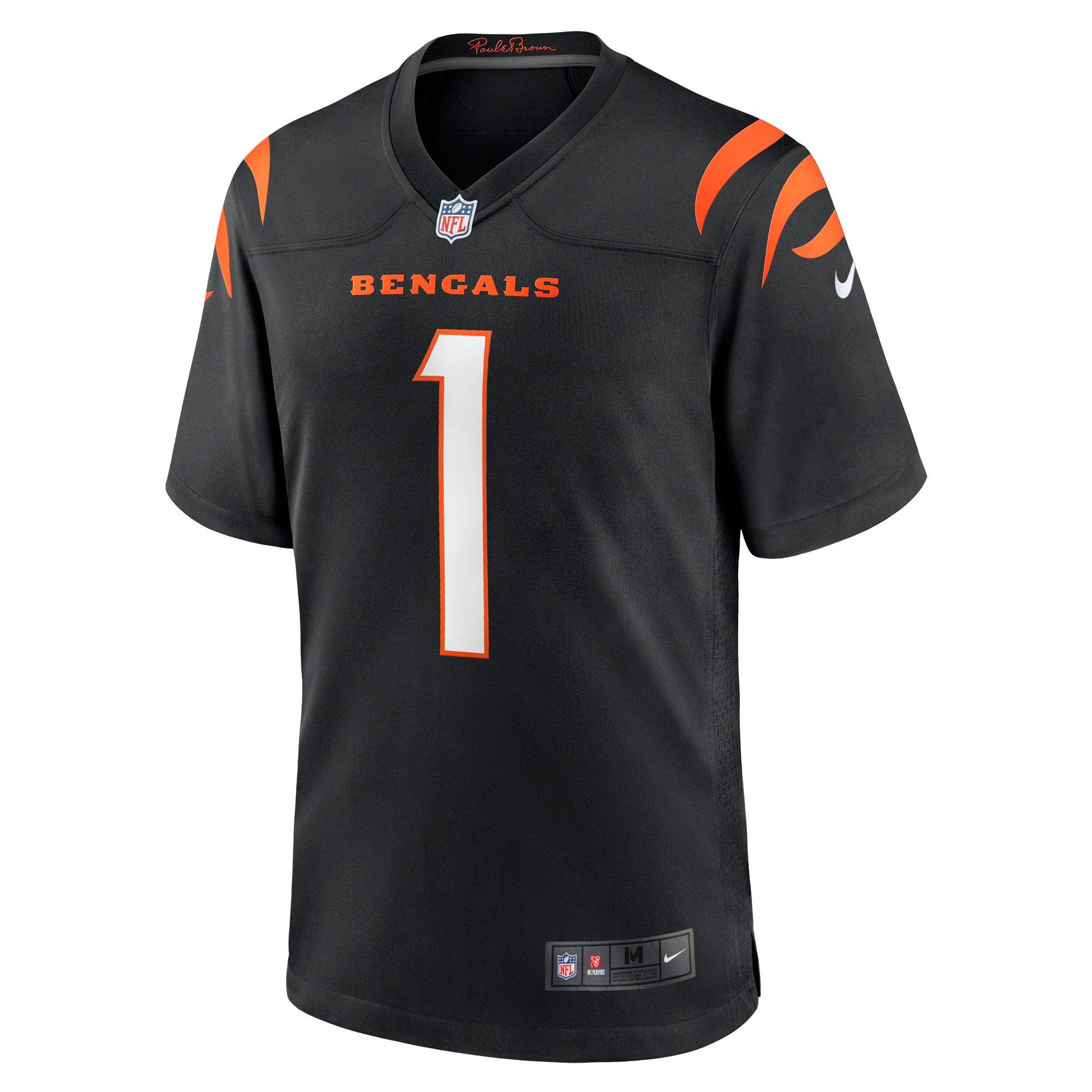 Number 1 Dad Cincinnati BengalsGame Jersey - Black