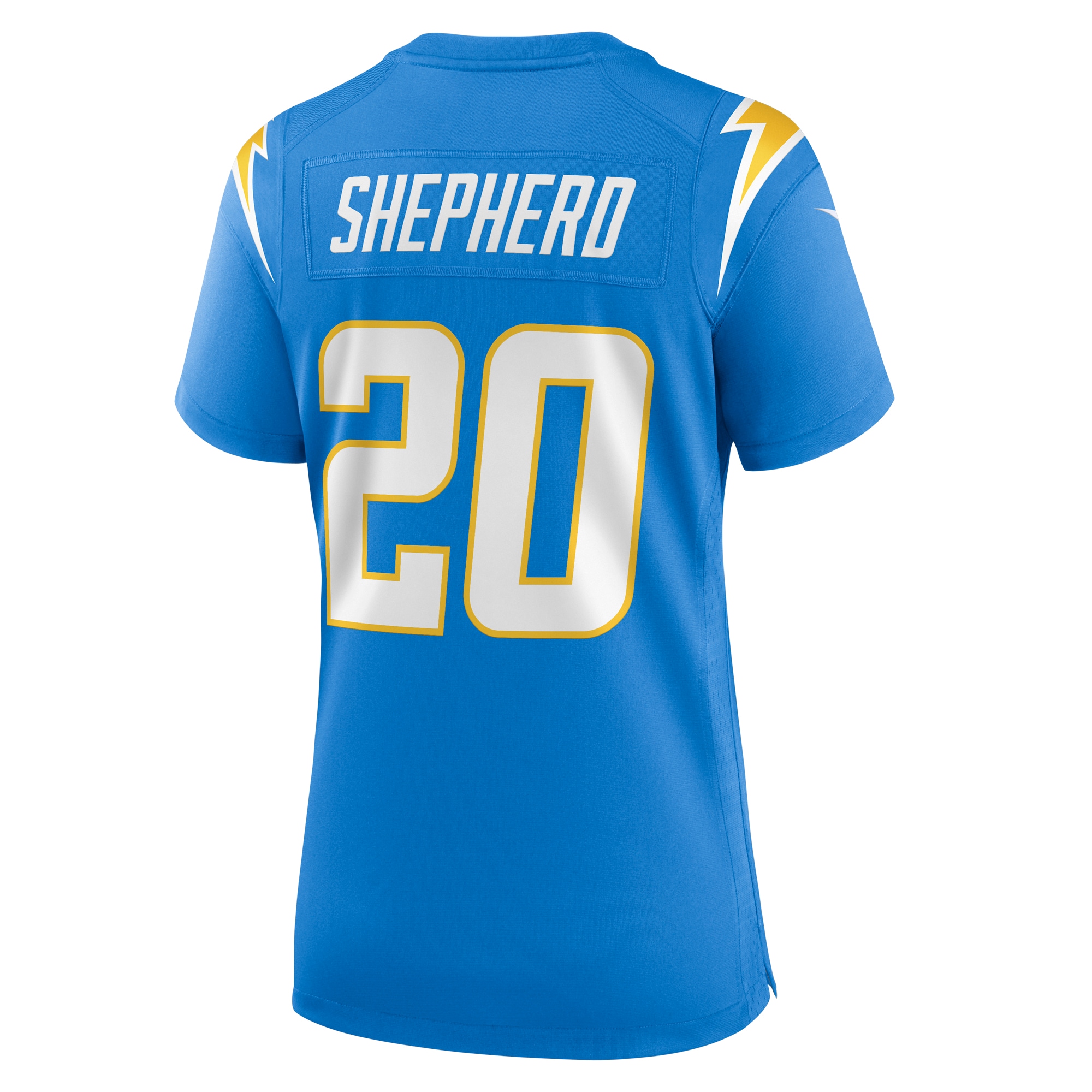 Darrius Shepherd Los Angeles Chargers Women's  Game Jersey - Powder Blue