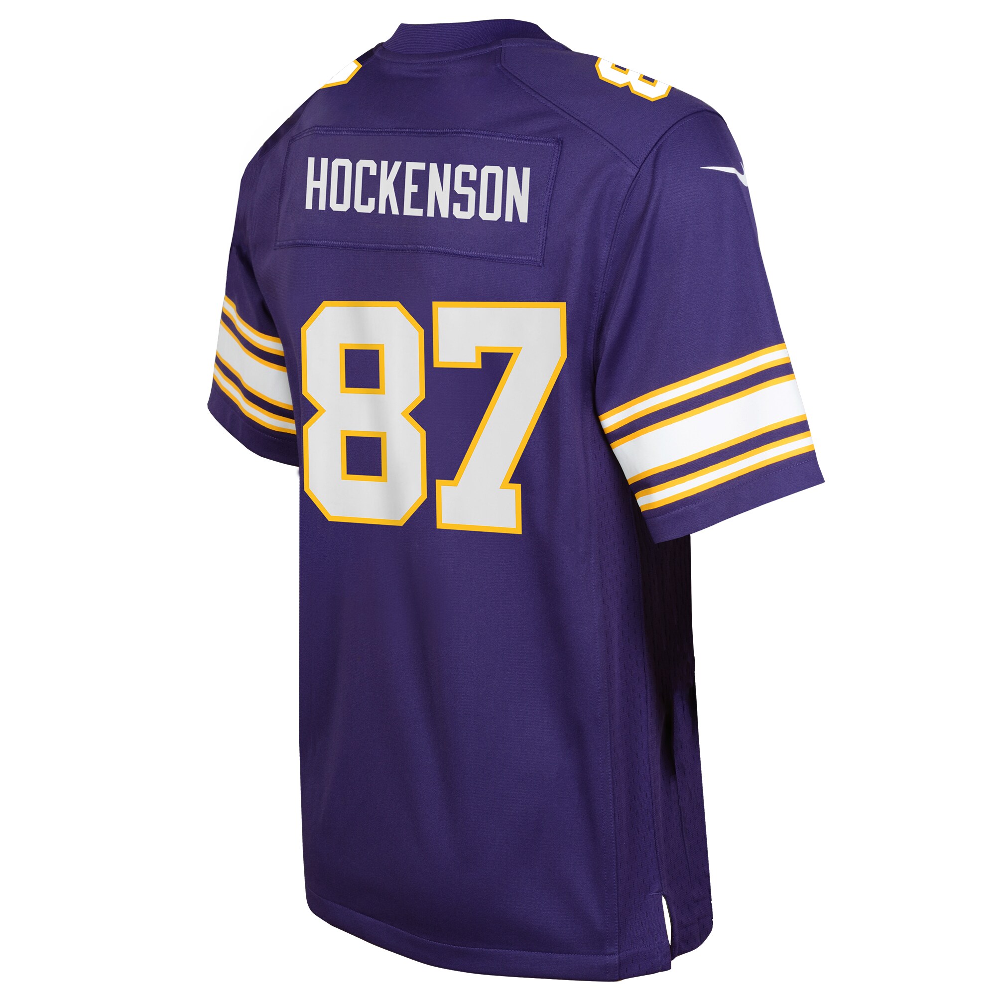 T.J. Hockenson Minnesota VikingsYouth Classic Player Game Jersey - Purple