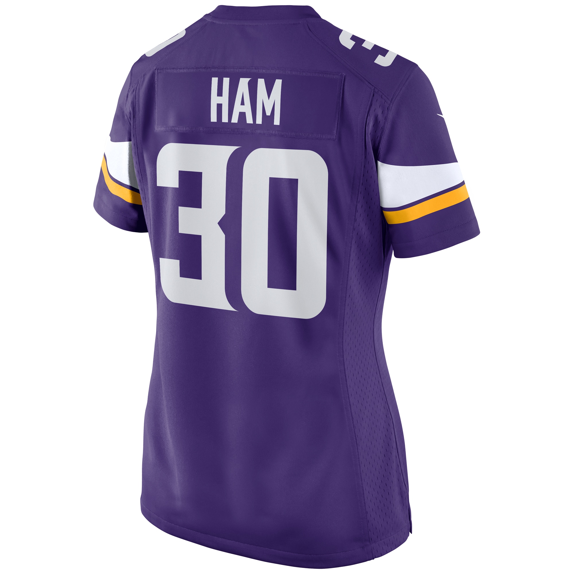 C.J. Ham Minnesota Vikings Women's Game Jersey - Purple