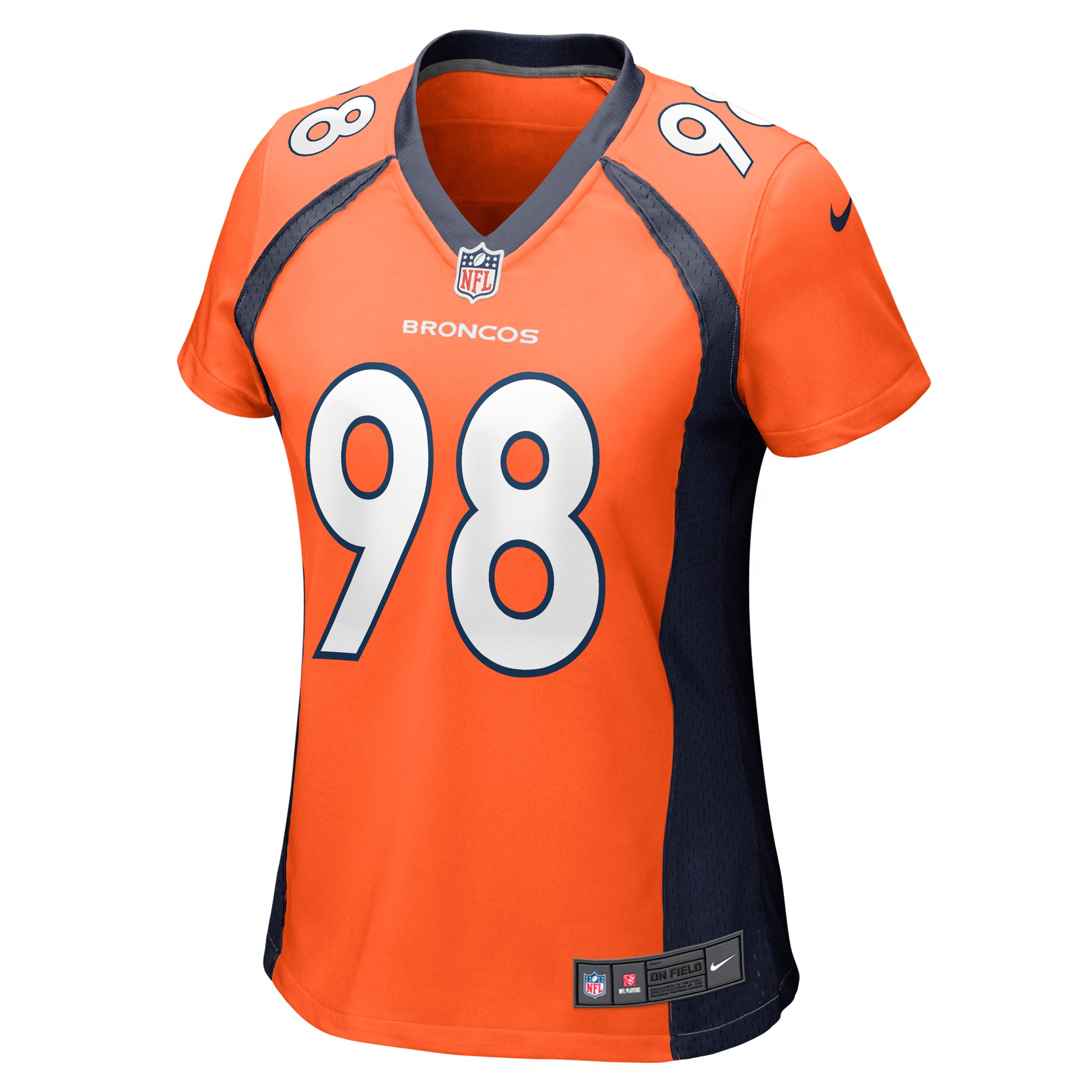 Mike Purcell Denver Broncos Women's Game Jersey - Orange