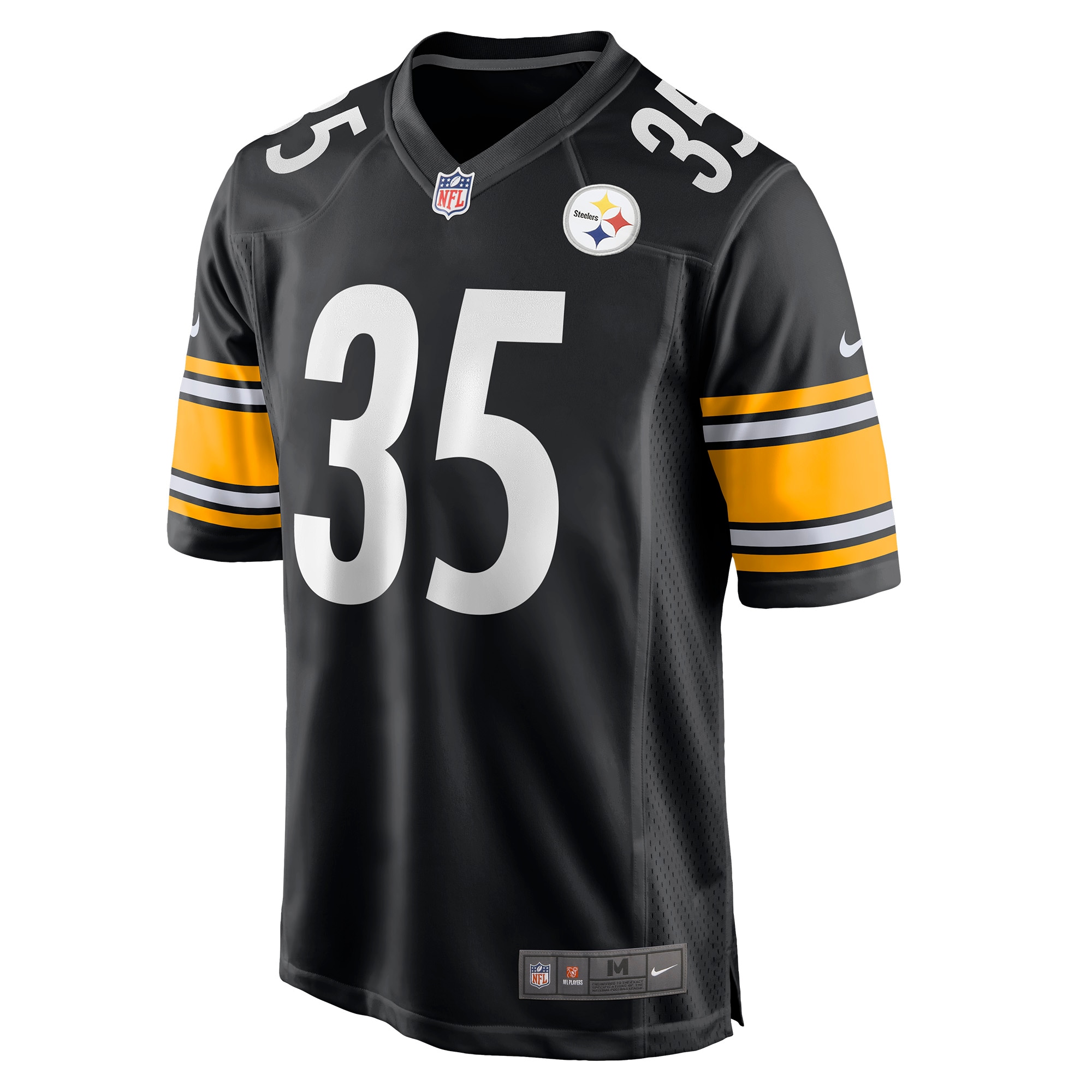 Arthur Maulet Pittsburgh SteelersGame Jersey - Black