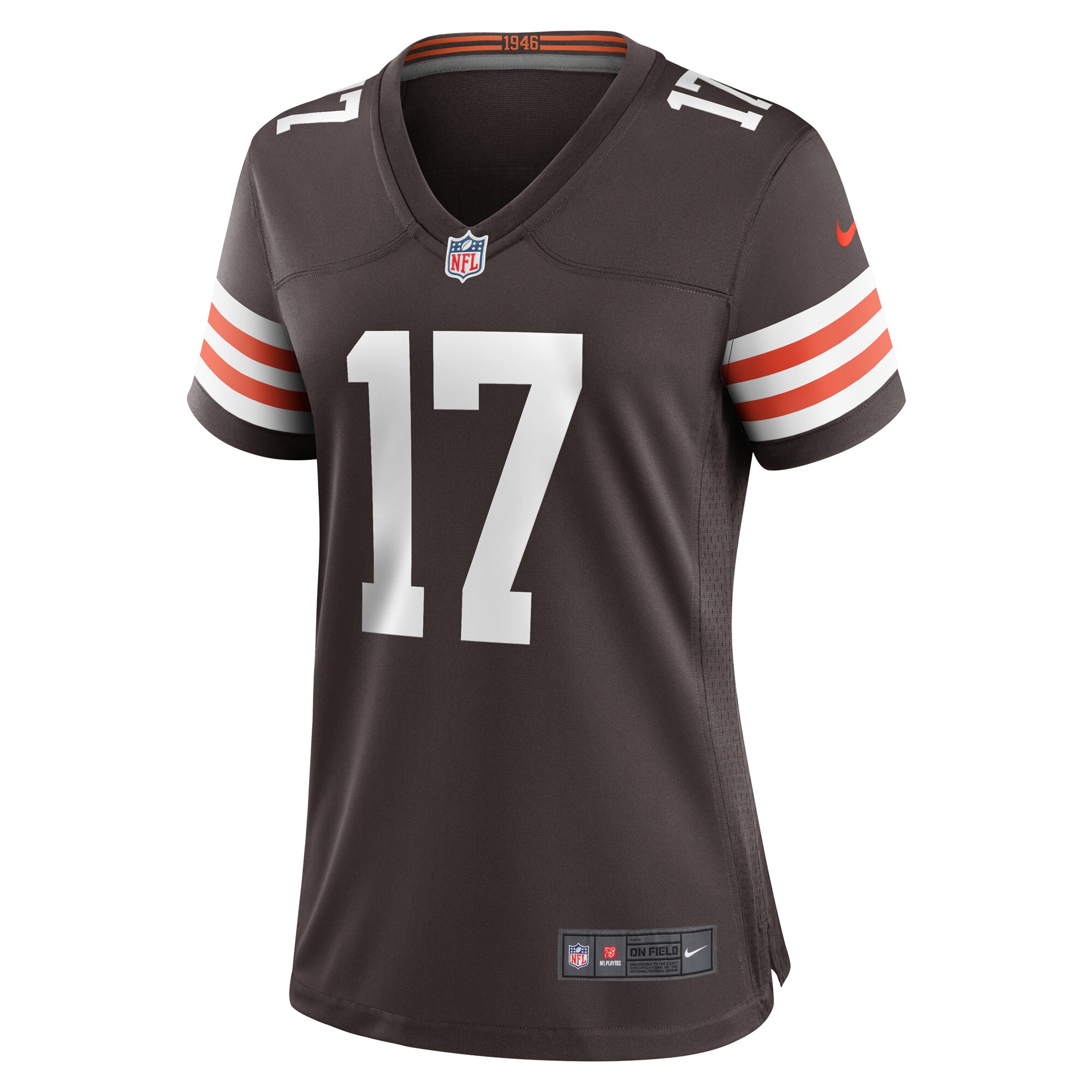 Daylen Baldwin Cleveland Browns Women's Game Player Jersey - Brown