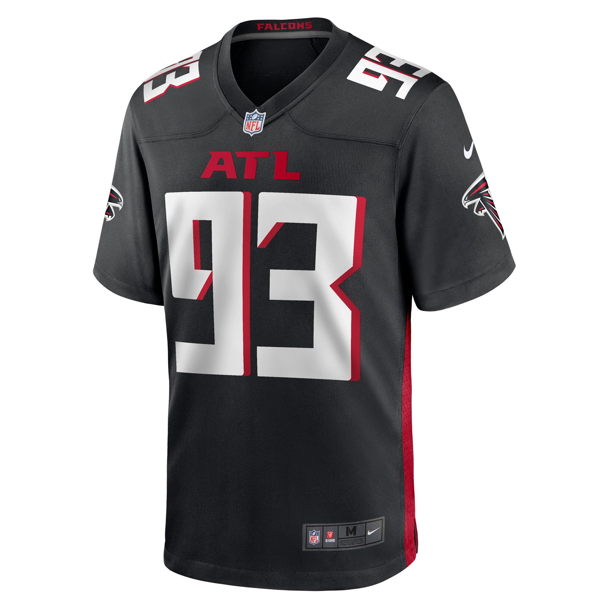 Calais Campbell Atlanta FalconsGame Player Jersey - Black
