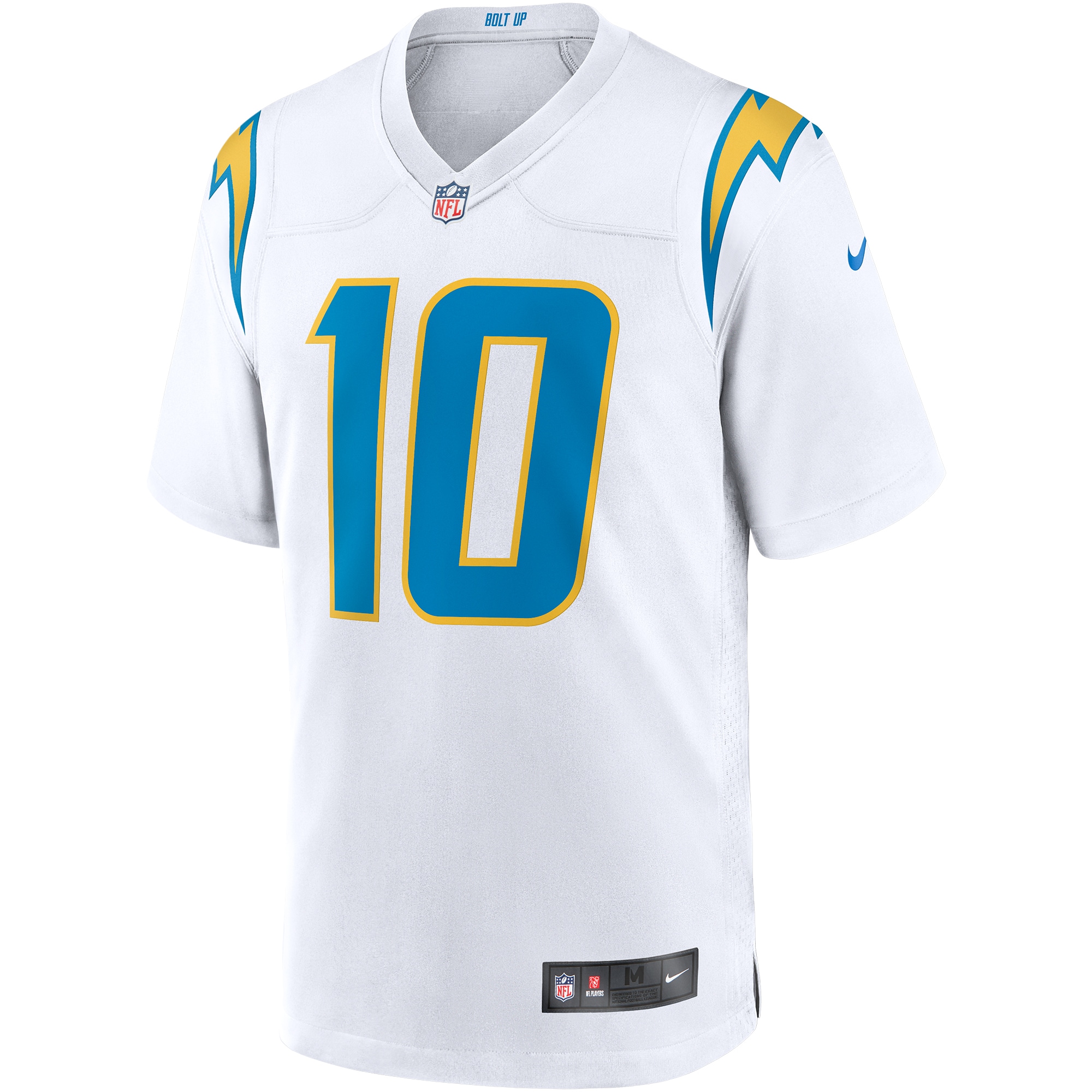 Justin Herbert Los Angeles ChargersGame Jersey - White
