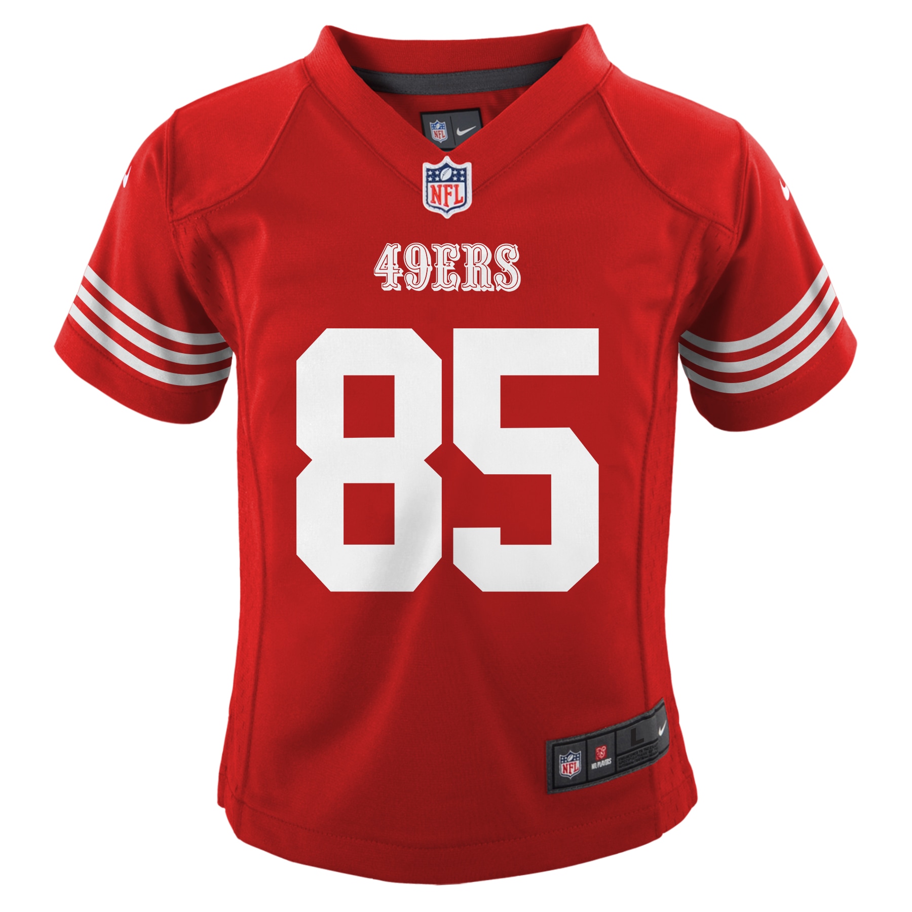 George Kittle San Francisco 49ersPreschool Game Jersey - Scarlet
