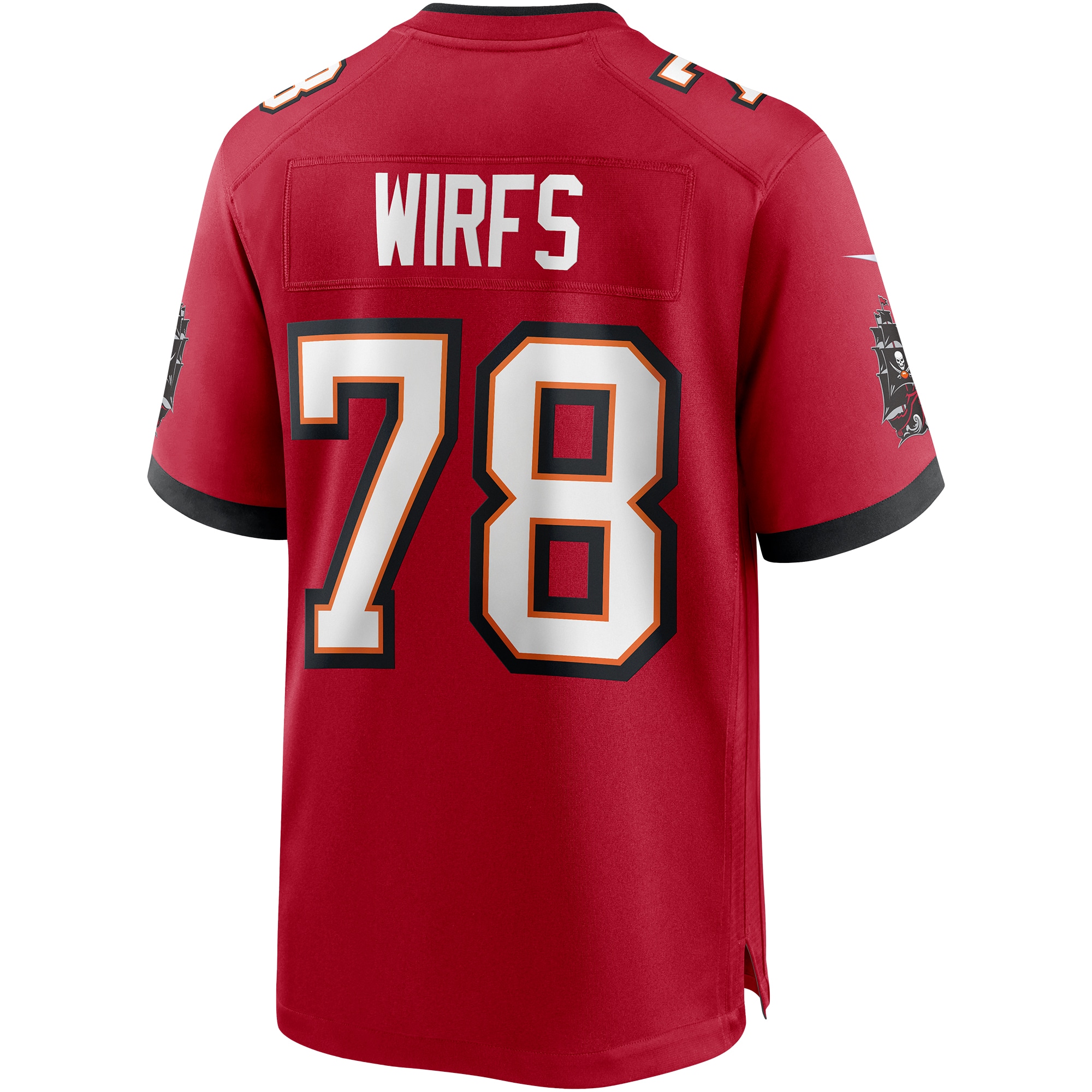 Tristan Wirfs Tampa Bay BuccaneersPlayer Game Jersey - Red