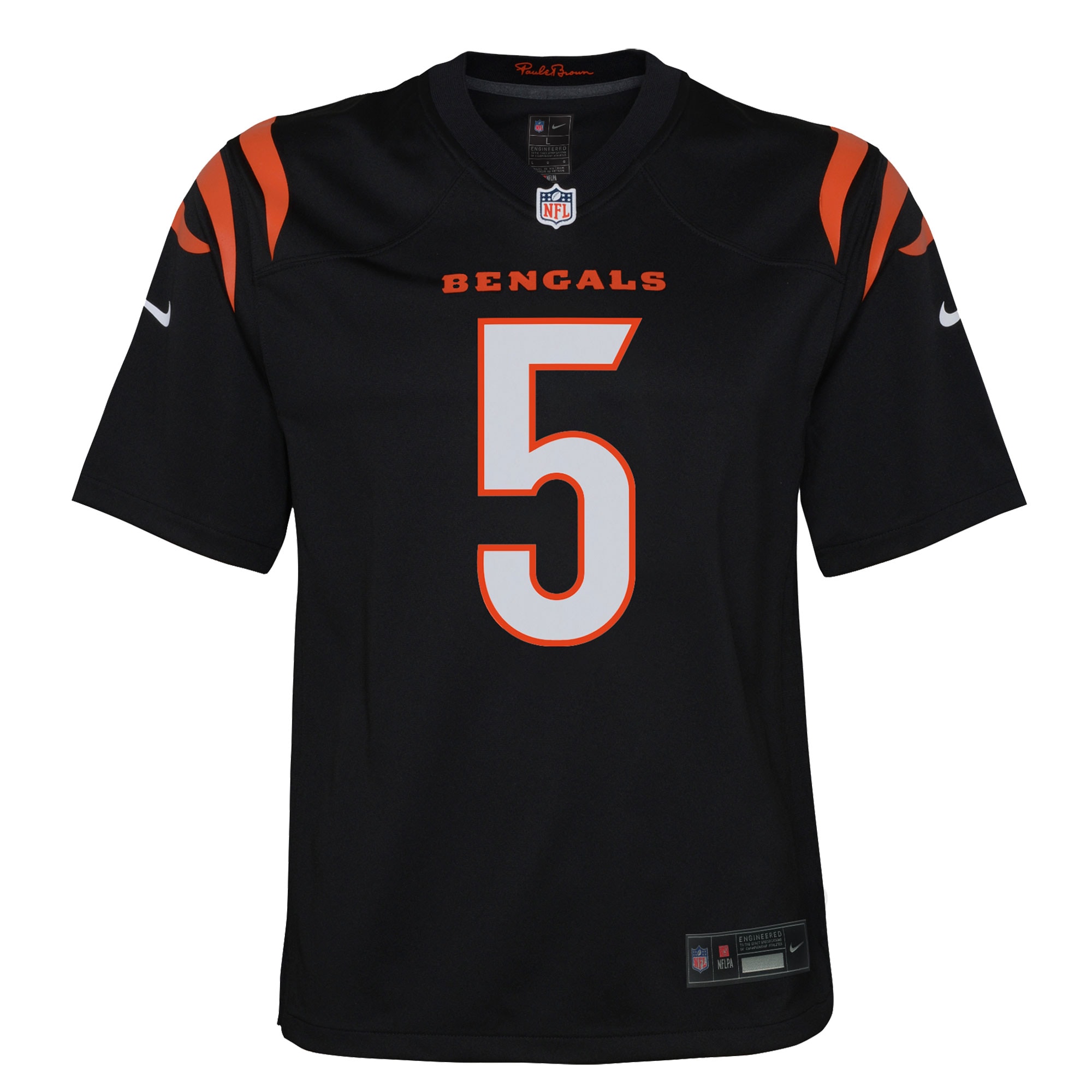 Tee Higgins Cincinnati BengalsYouth Game Player Jersey - Black