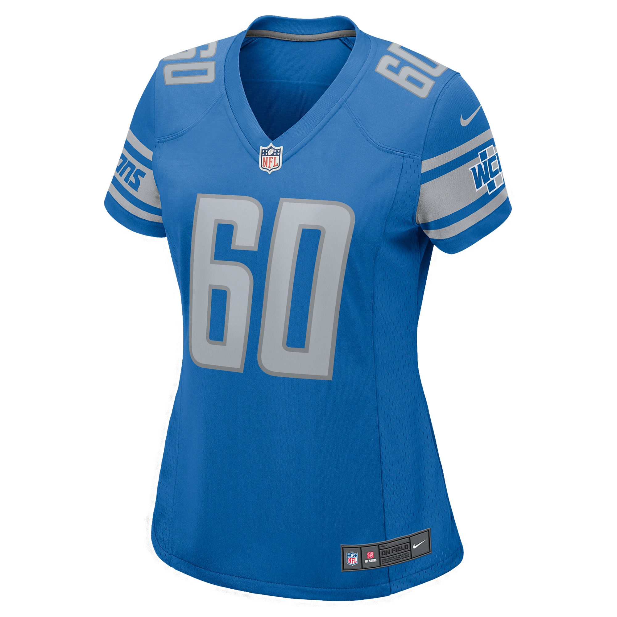 Darrin Paulo Detroit Lions Women's Home Game Player Jersey - Blue