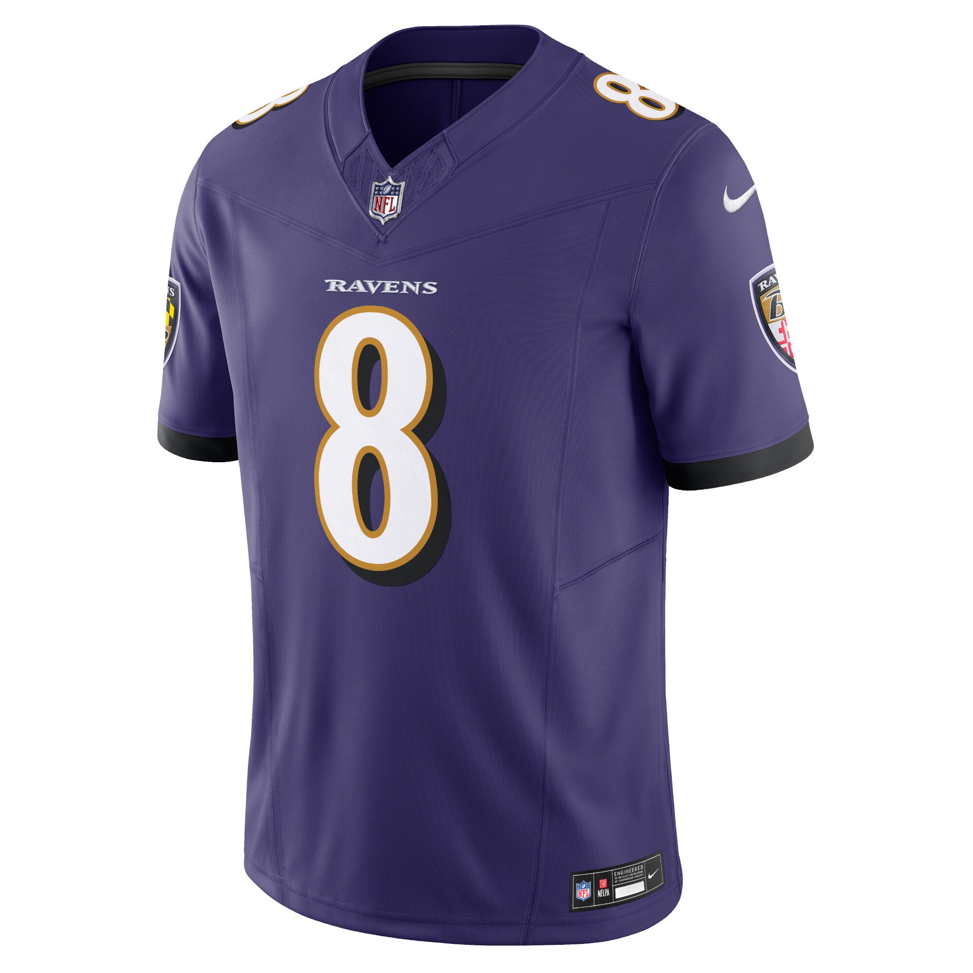 Lamar Jackson Baltimore RavensVapor F.U.S.E. Limited Jersey - Purple