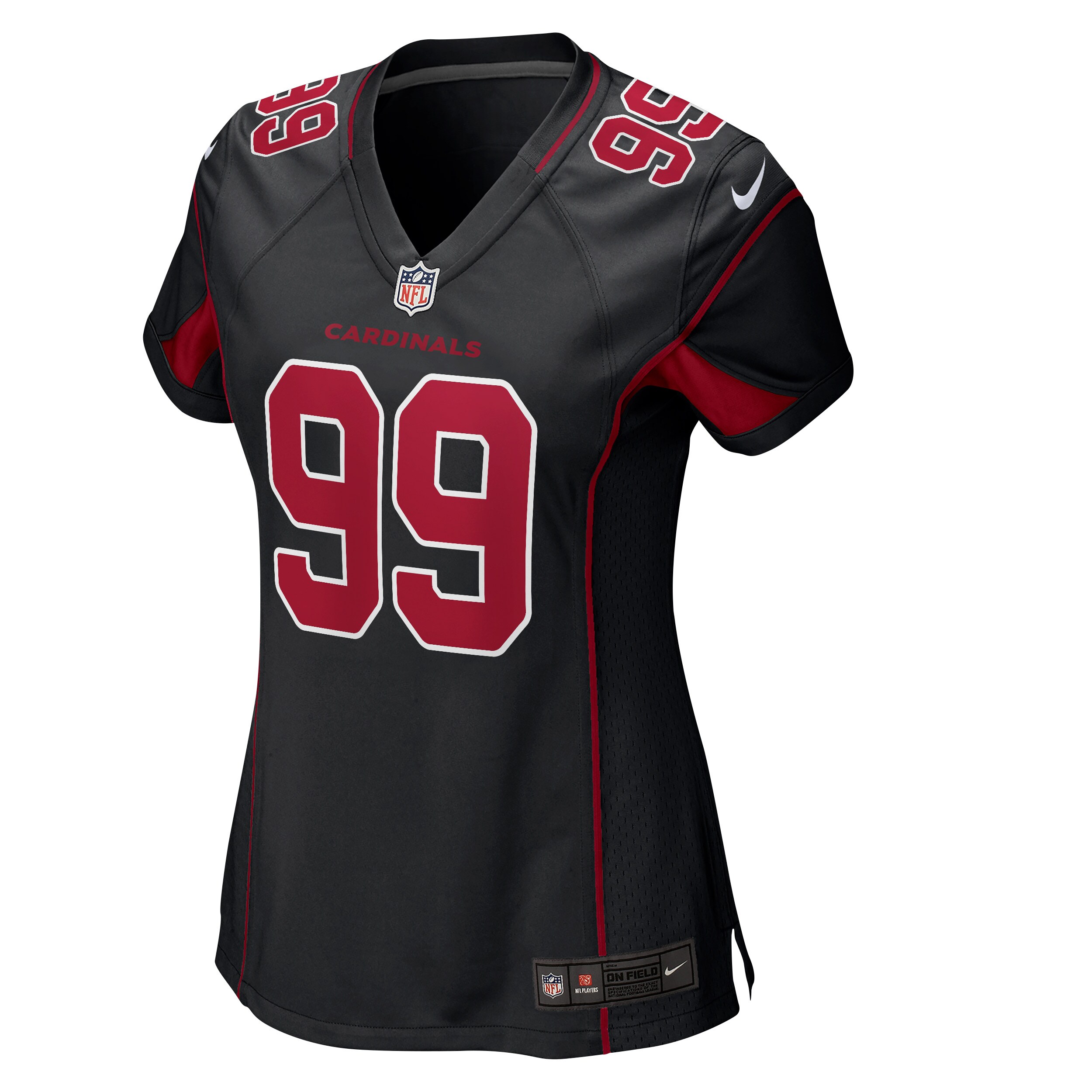 J.J. Watt Arizona Cardinals Women's 2nd Alternate Game Jersey - Black