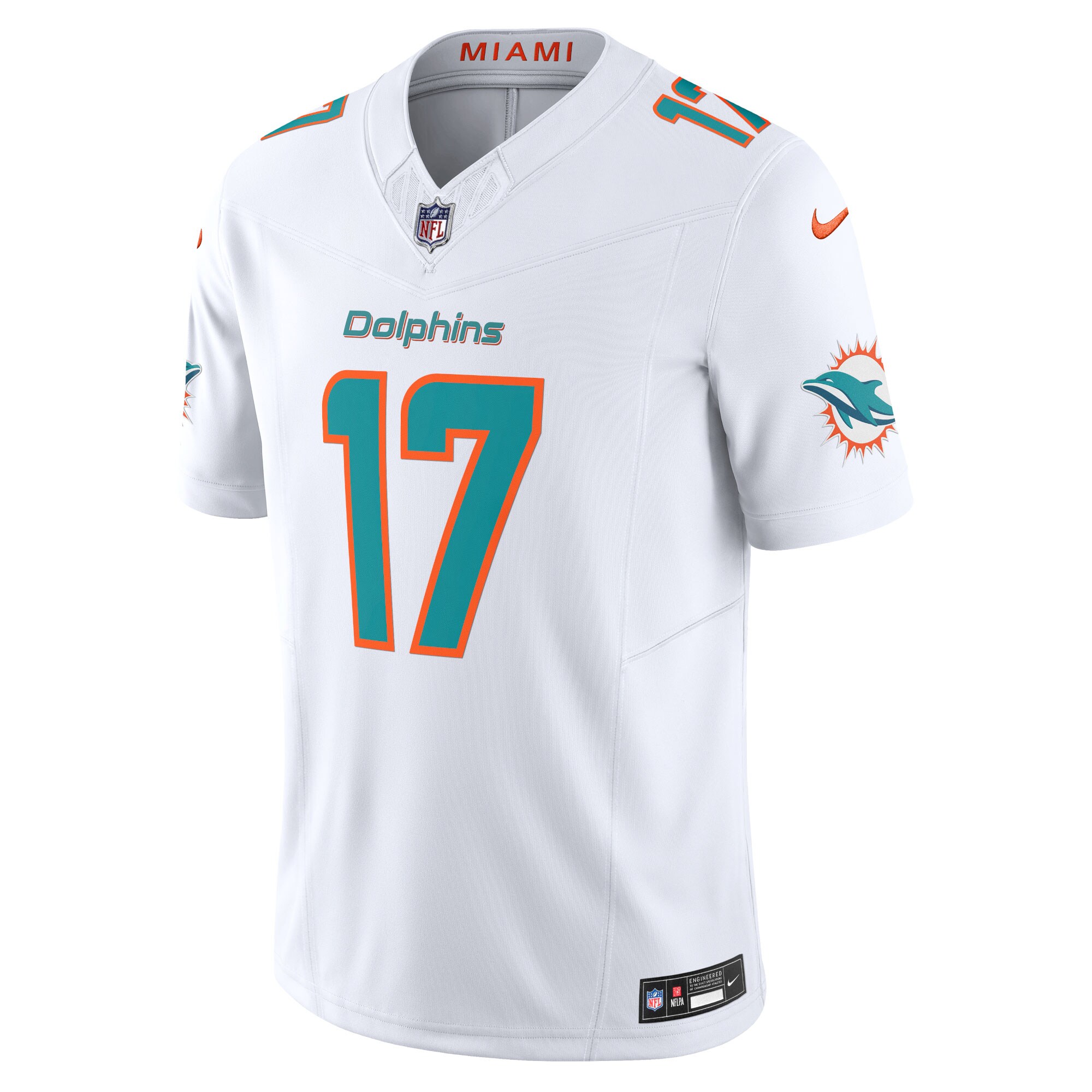 Jaylen Waddle Miami DolphinsVapor F.U.S.E. Limited Jersey - White