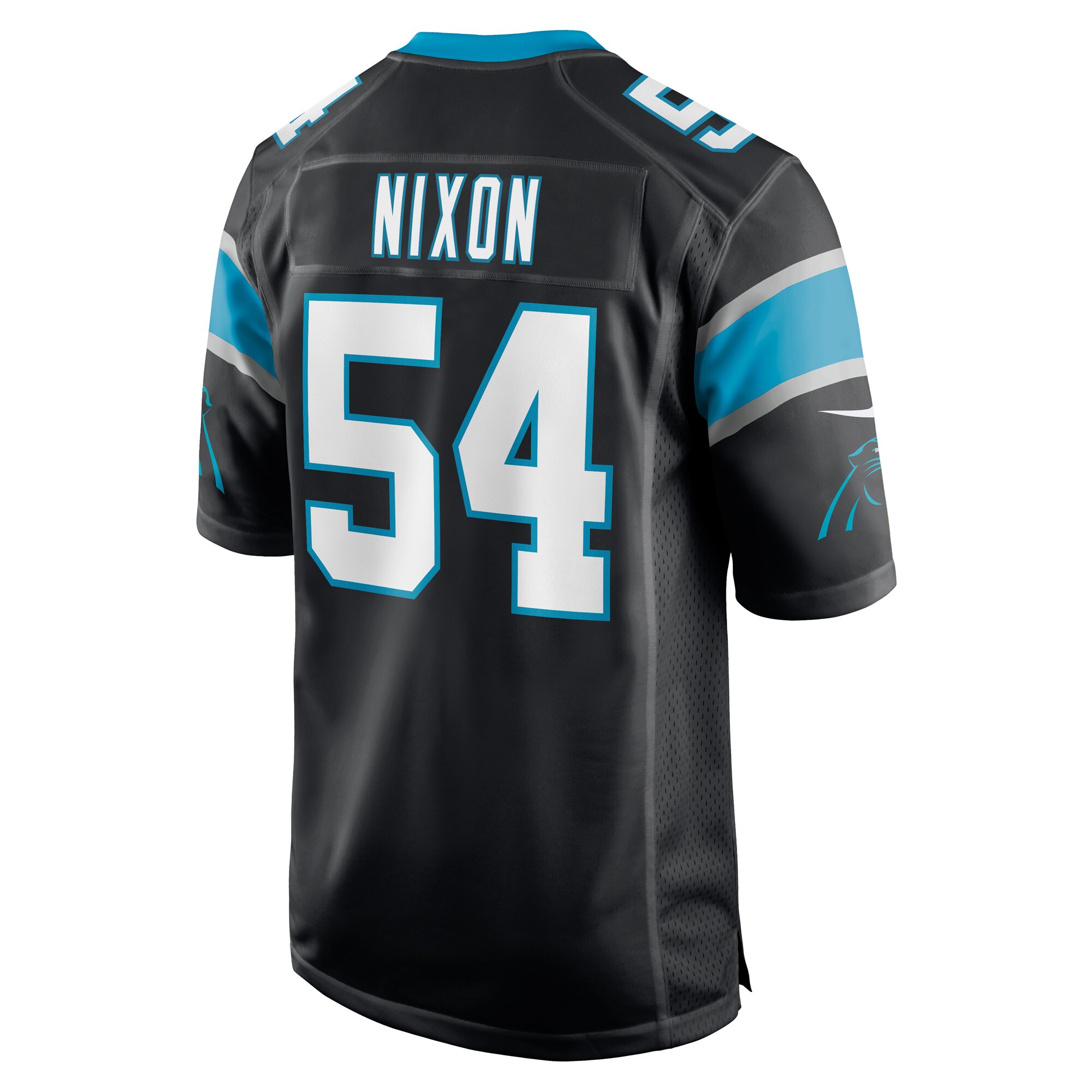 Daviyon Nixon Carolina PanthersGame Player Jersey - Black