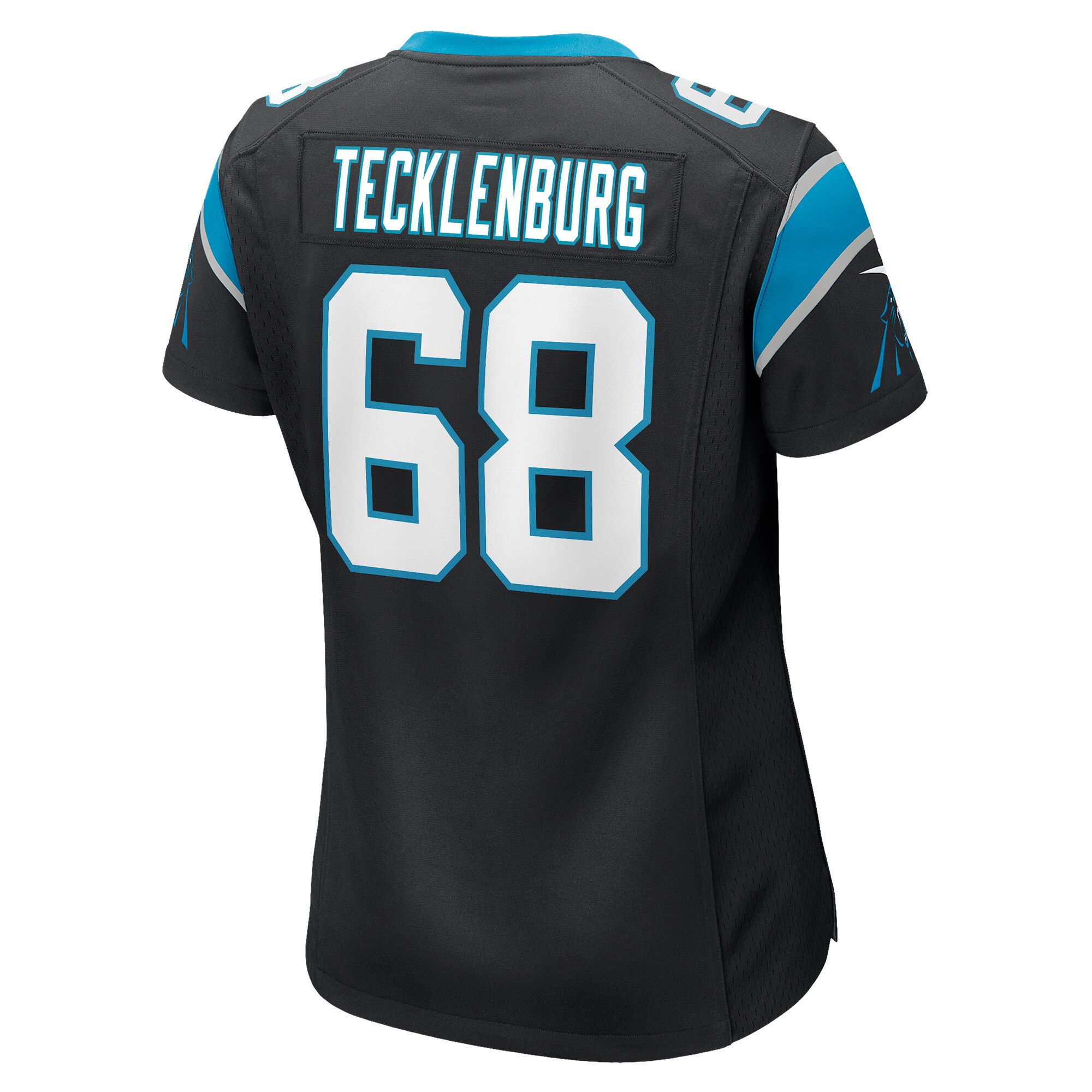 Sam Tecklenburg Carolina Panthers Women's Player Game Jersey - Black