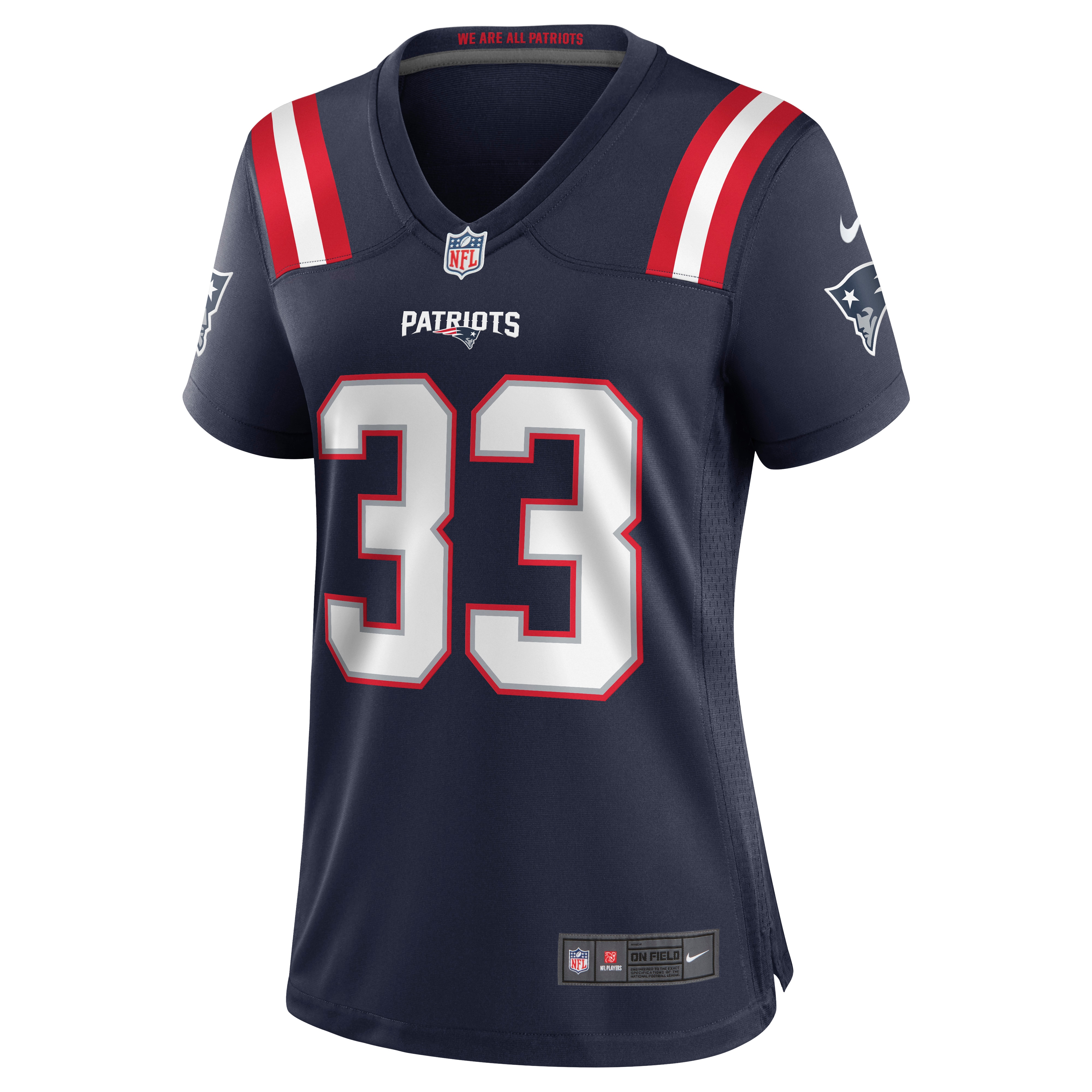 Joejuan Williams New England Patriots Women's Game Jersey - Navy