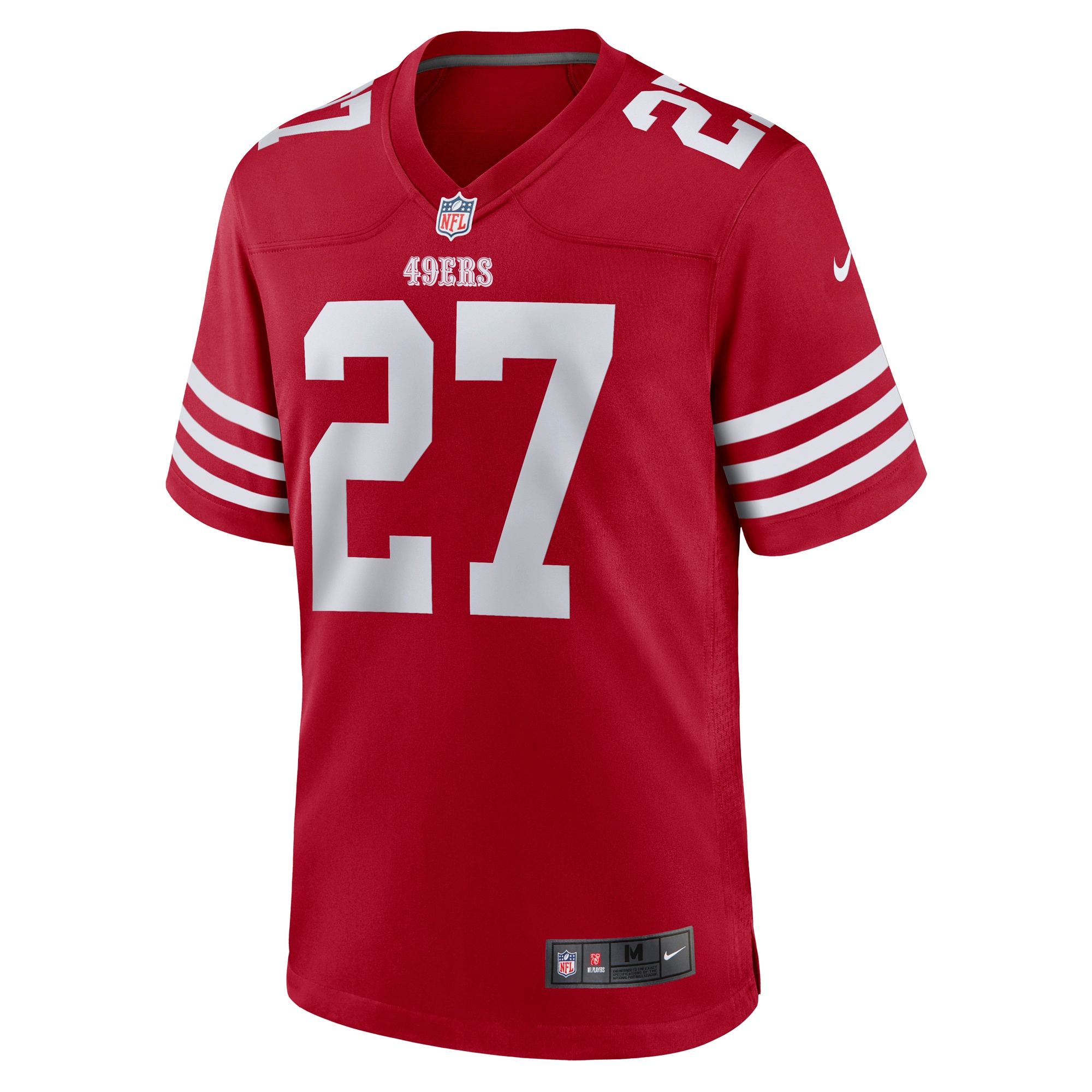 Ji'Ayir Brown San Francisco 49ersTeam Game Jersey - Scarlet