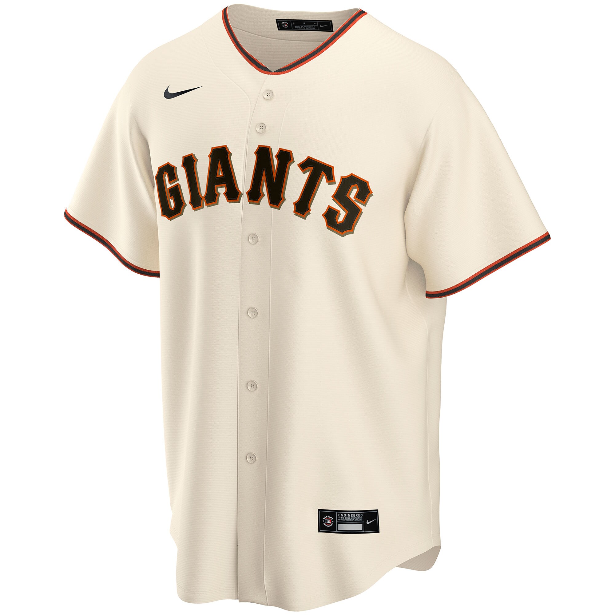 San Francisco GiantsHome Pick-A-Player Retired Roster Replica Jersey - Cream