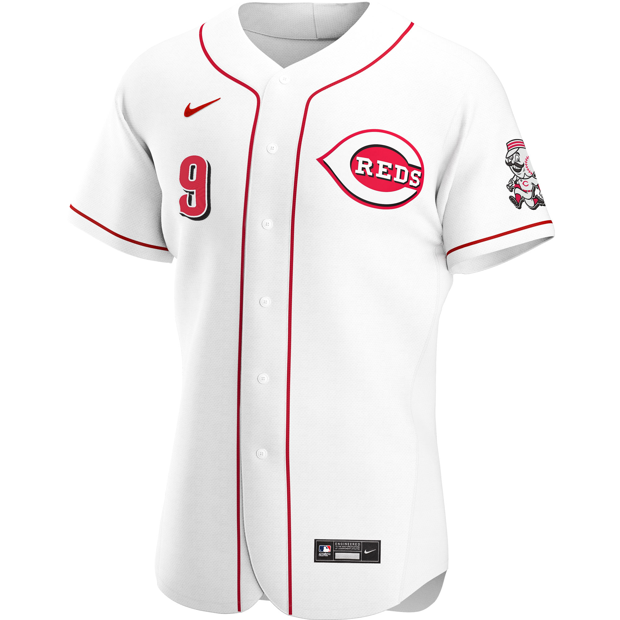 Mike Moustakas Cincinnati RedsHome Authentic Player Jersey - White