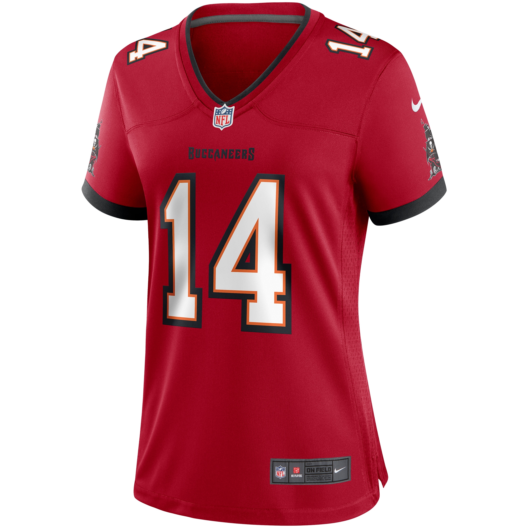 Brad Johnson Tampa Bay Buccaneers Women's Game Retired Player Jersey - Red