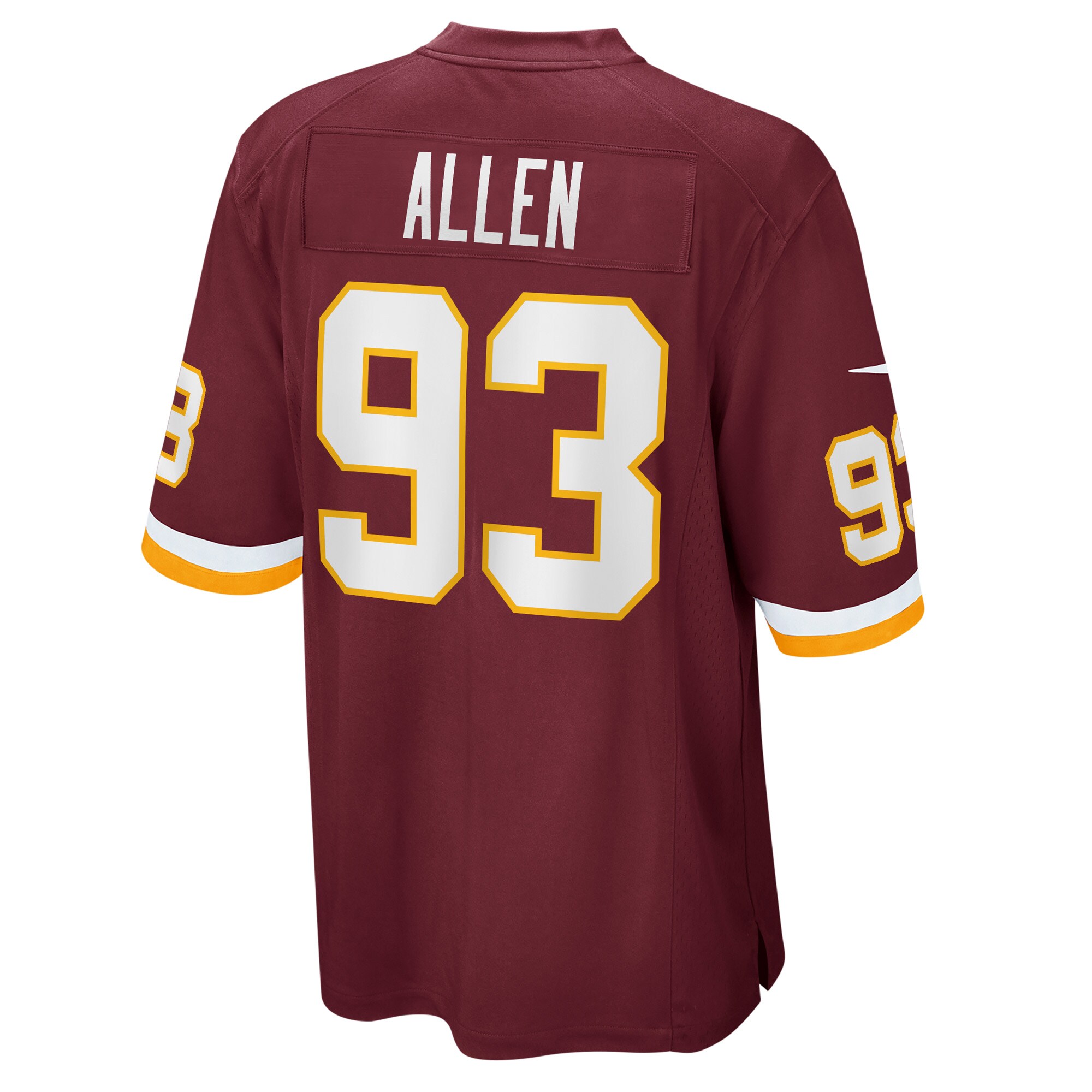 Jonathan Allen Washington Football TeamGame Jersey - Burgundy