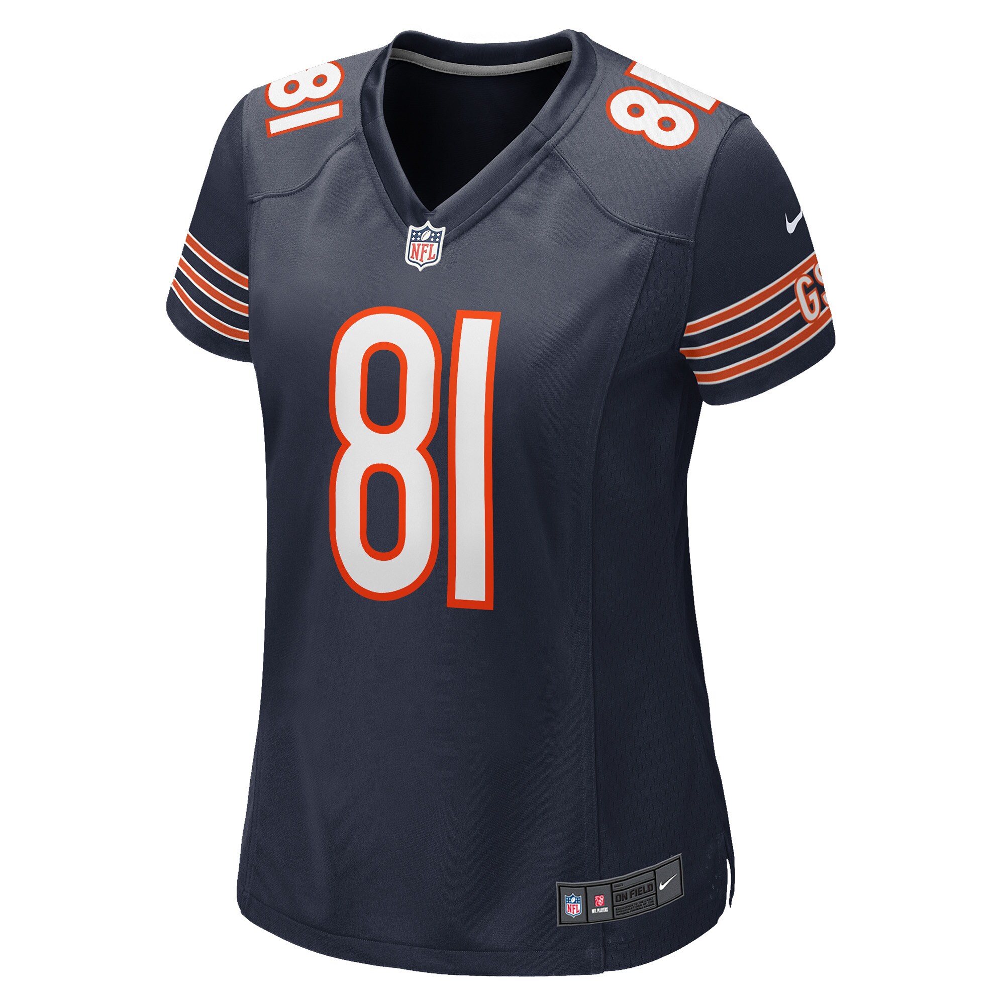 Jake Tonges Chicago Bears Women's Game Player Jersey - Navy