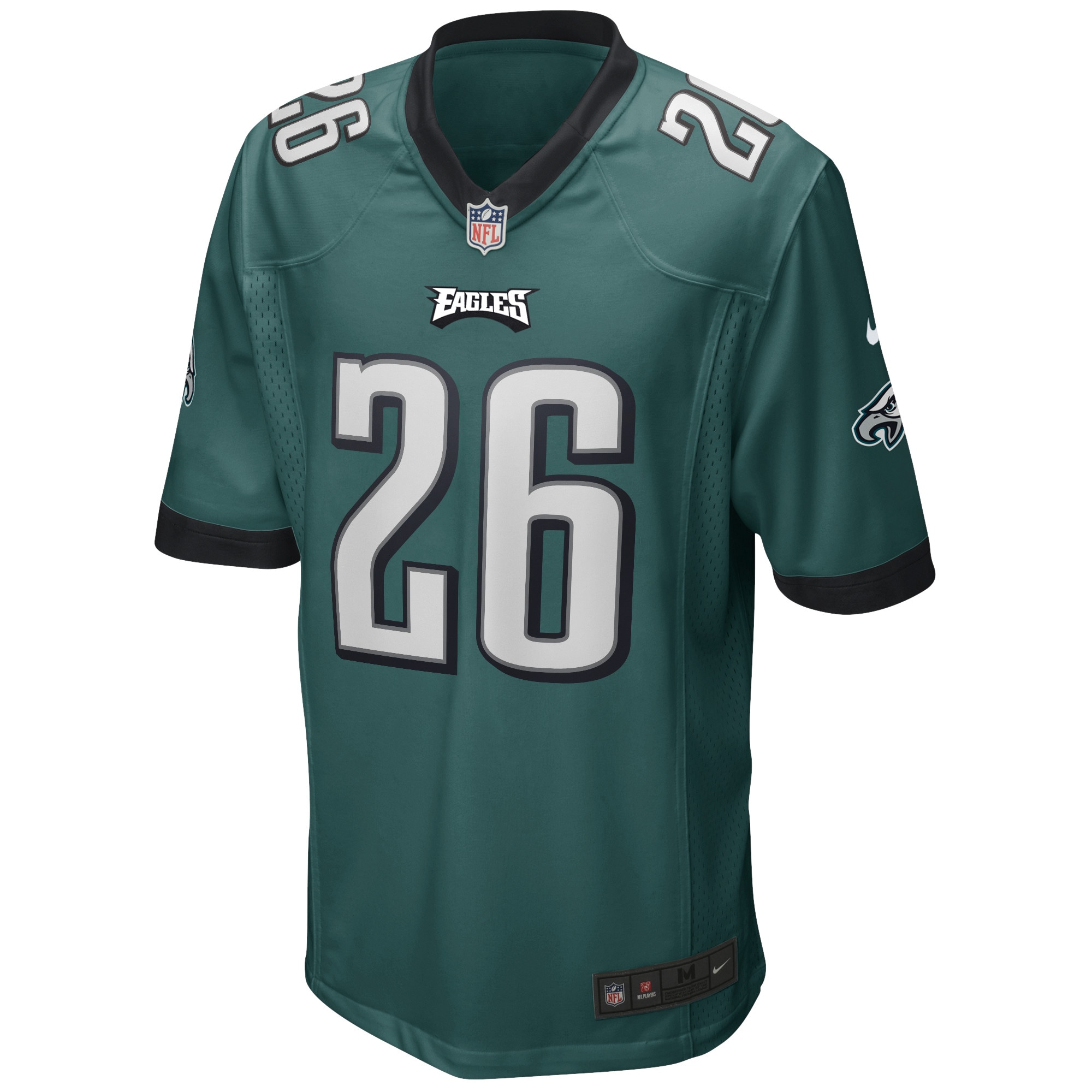 Miles Sanders Philadelphia EaglesGame Player Jersey - Midnight Green
