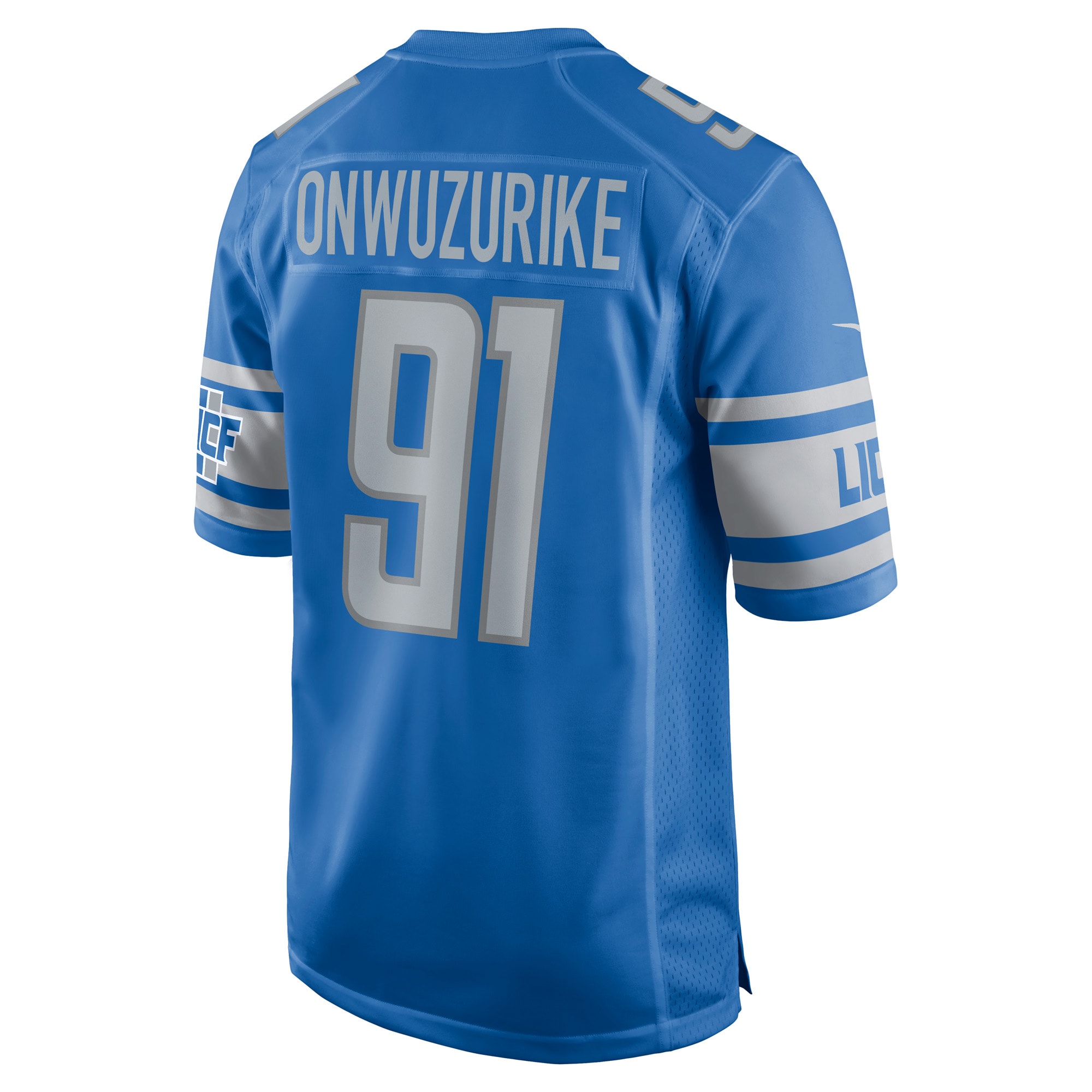 Levi Onwuzurike Detroit LionsPlayer Game Jersey - Blue
