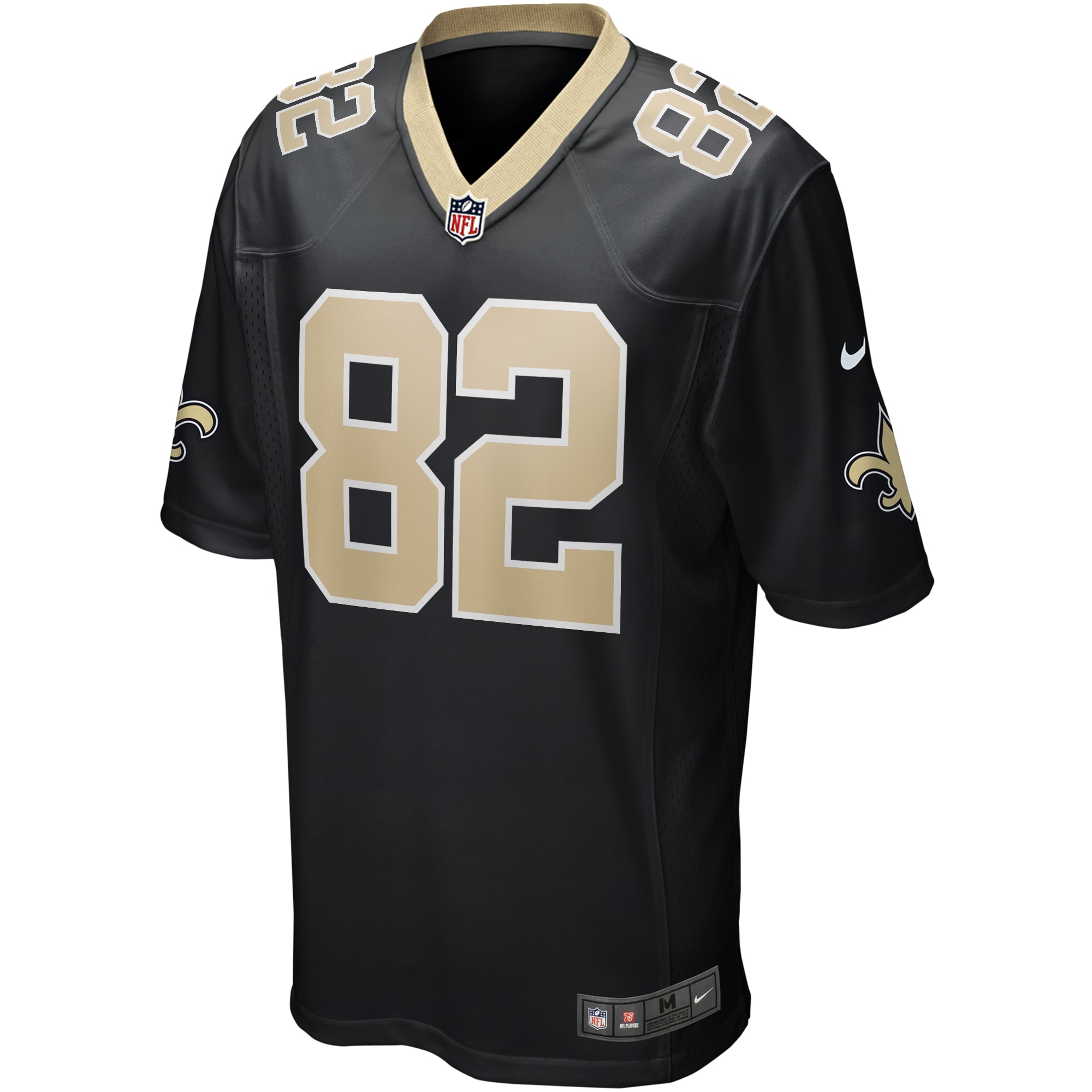 Adam Trautman New Orleans SaintsGame Jersey - Black