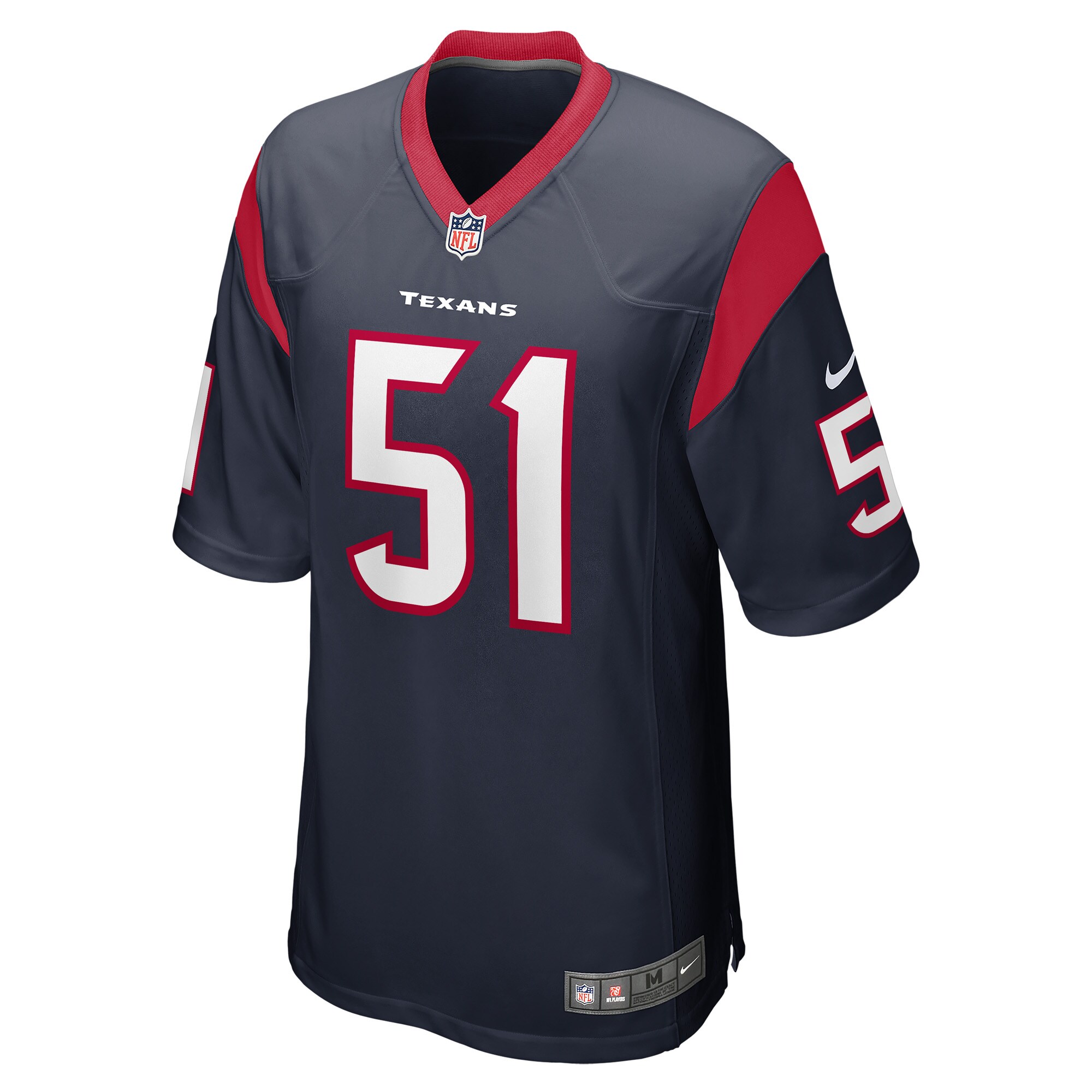 Kamu Grugier-Hill Houston TexansGame Player Jersey - Navy