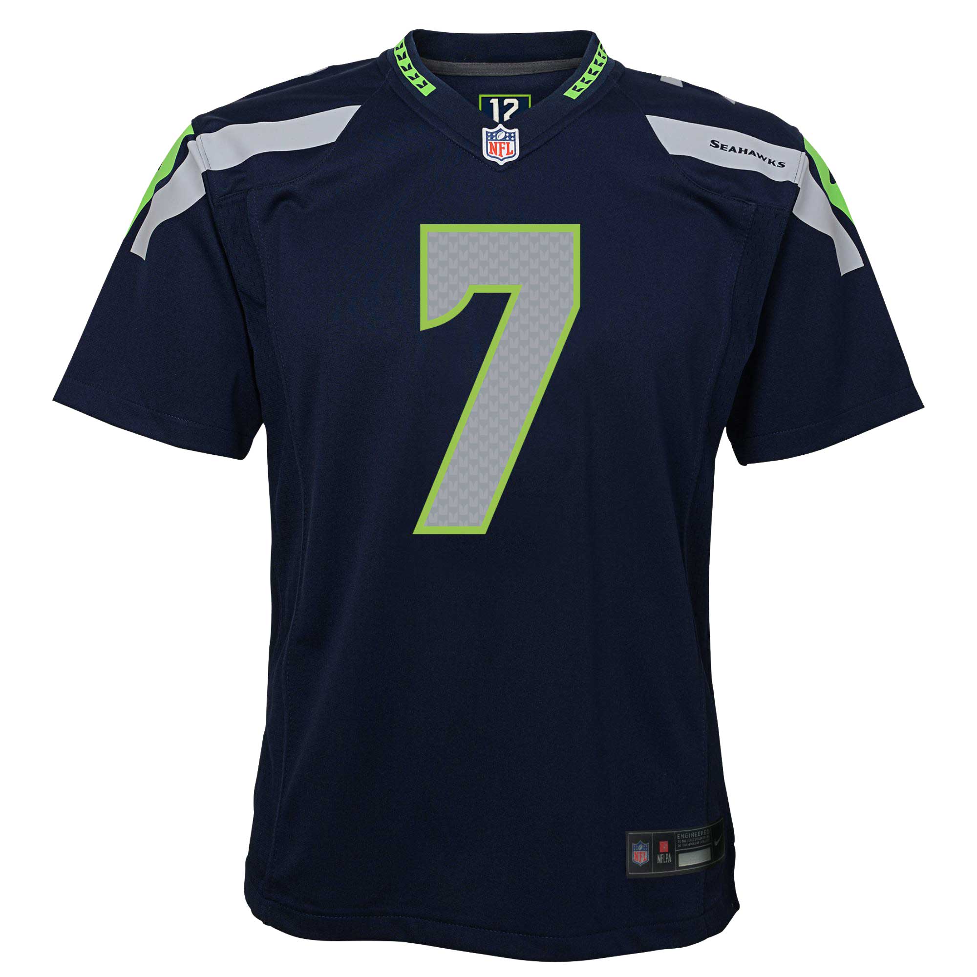 Geno Smith Seattle SeahawksYouth Game Jersey - College Navy