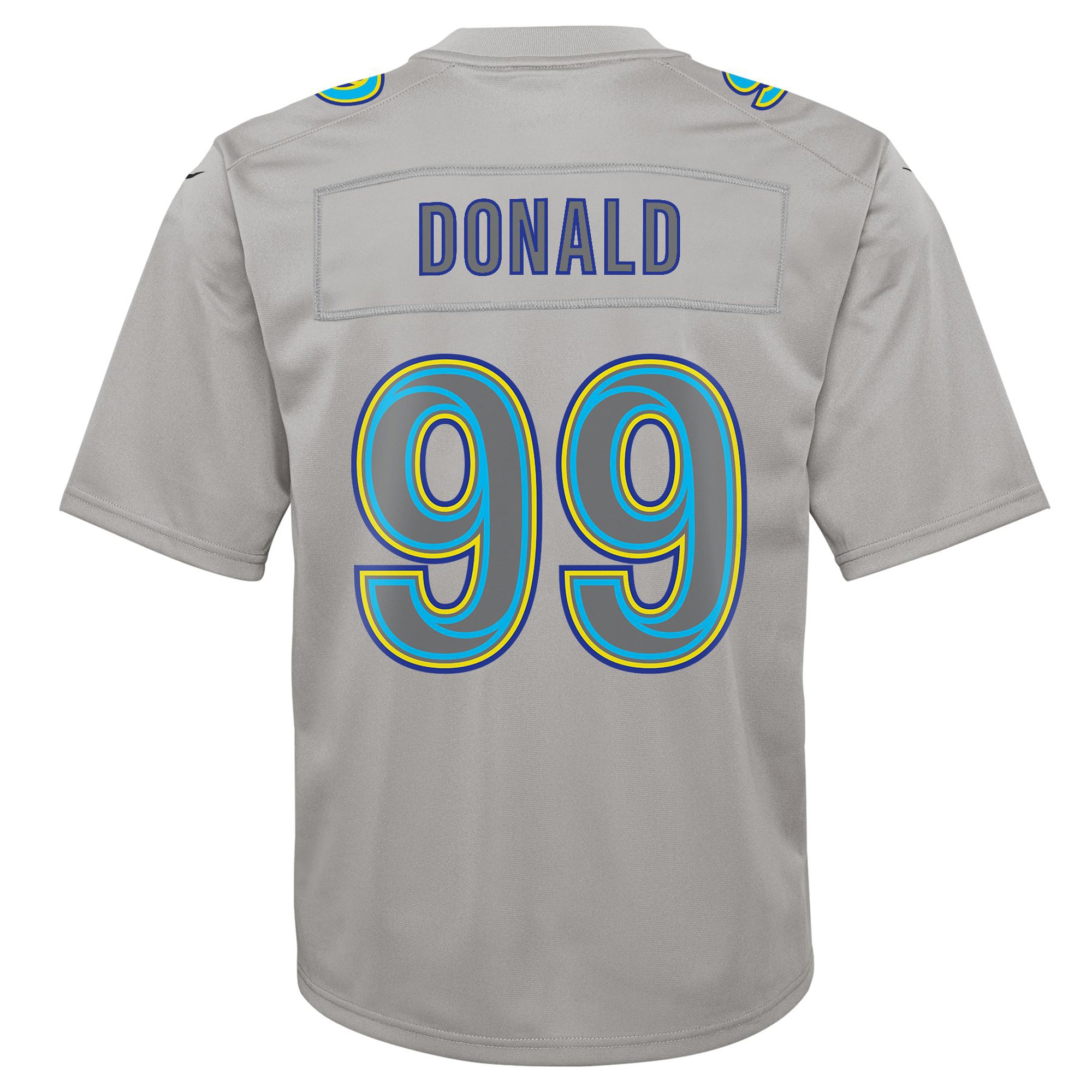 Aaron Donald Los Angeles RamsYouth Atmosphere Game Jersey - Gray