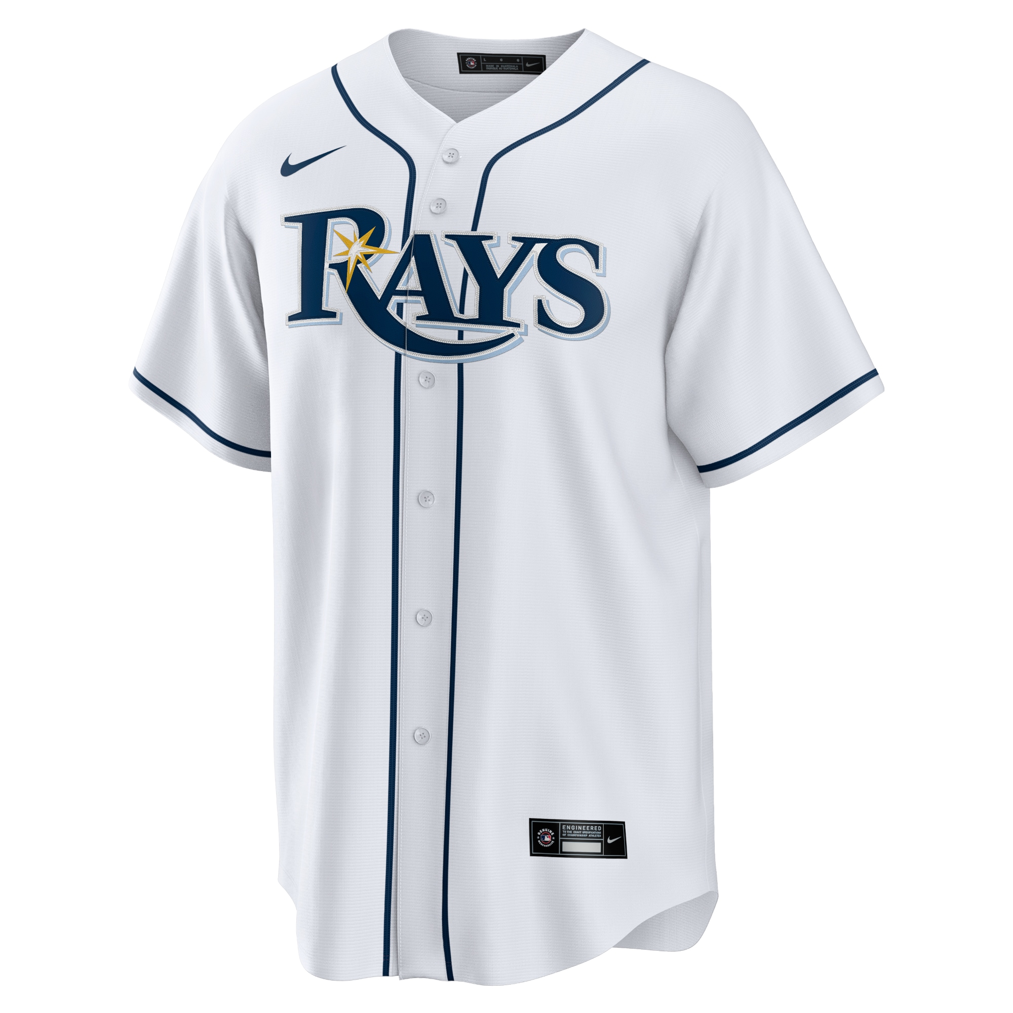 Tampa Bay RaysHome Replica Team Jersey - White