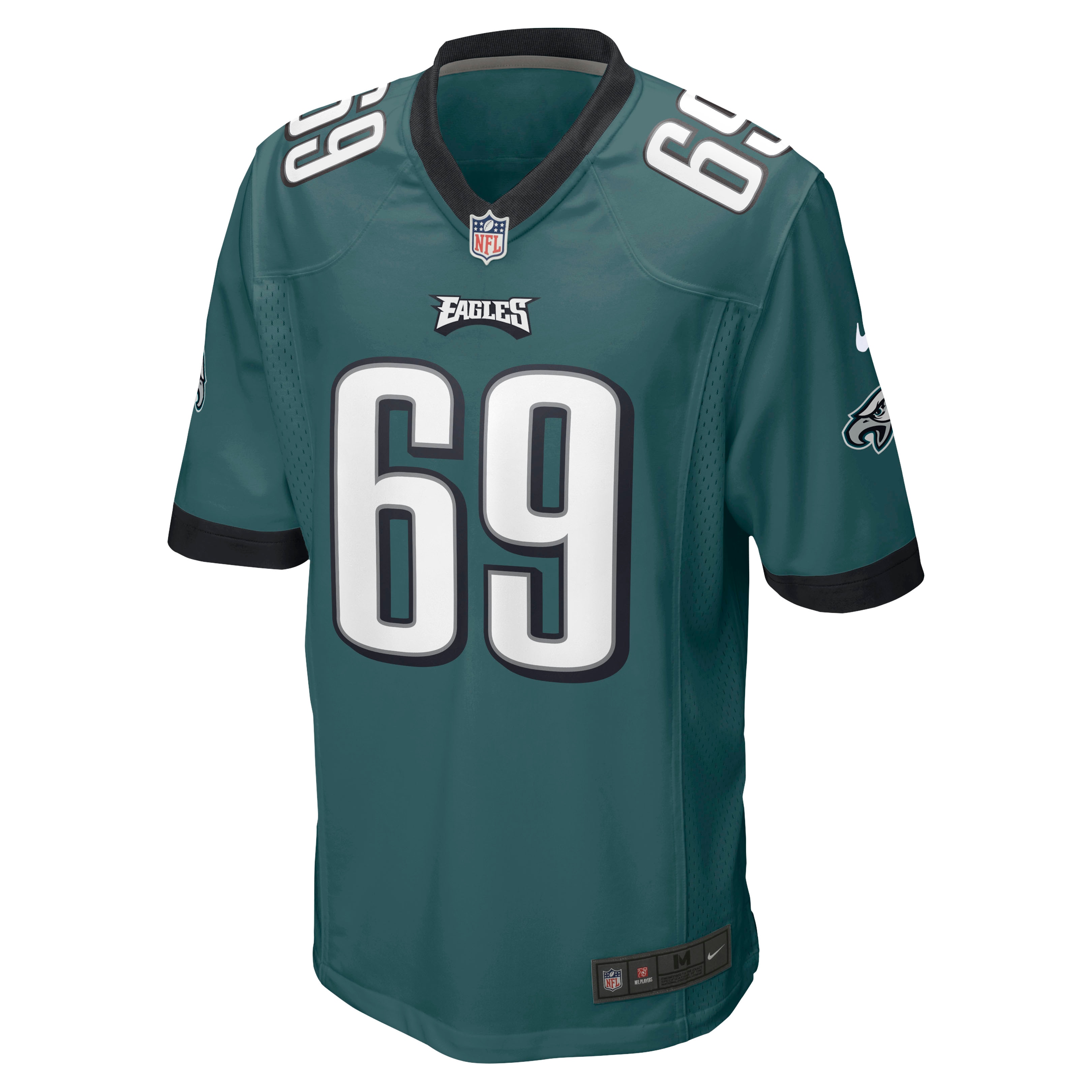 Landon Dickerson Philadelphia EaglesGame Player Jersey - Midnight Green