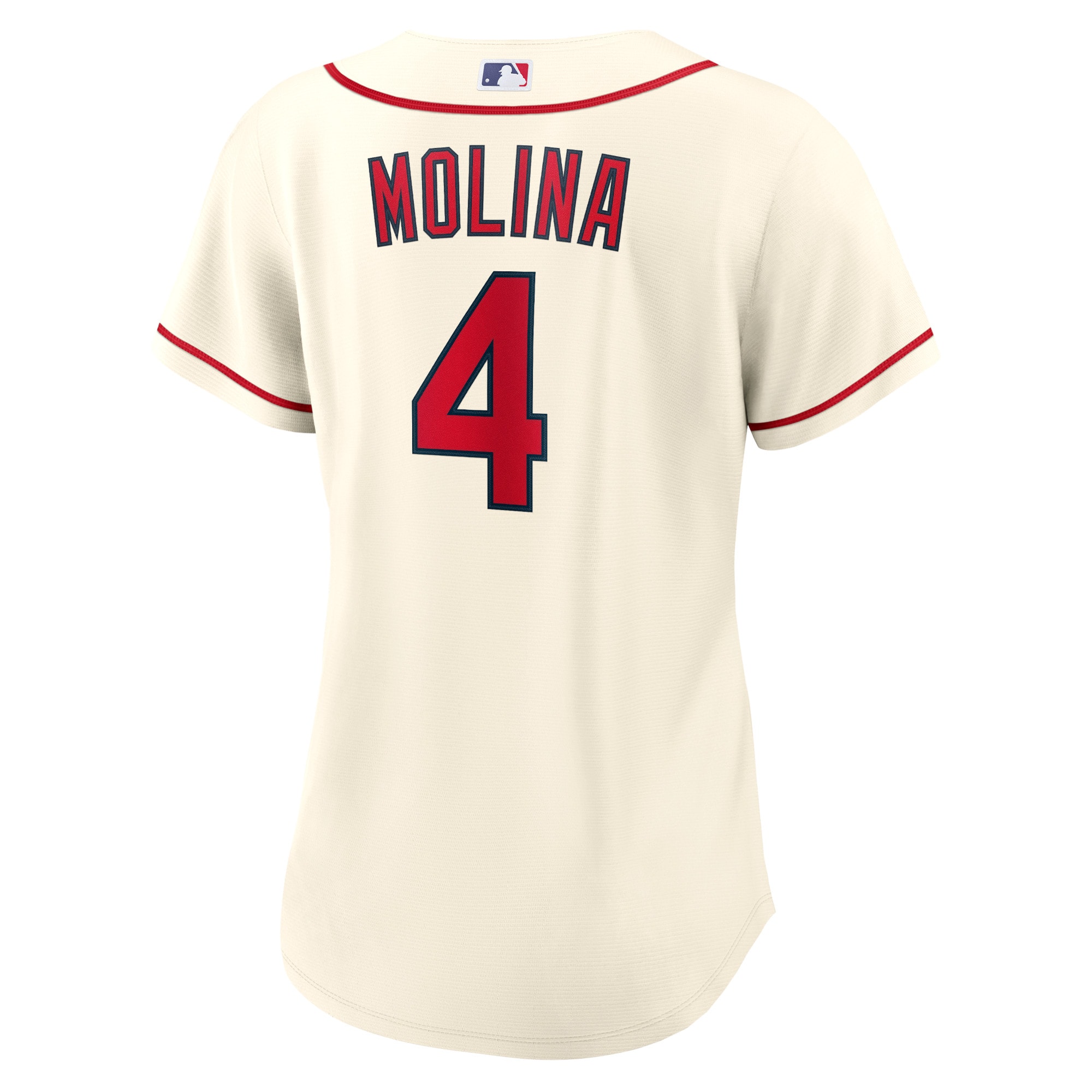 Yadier Molina St. Louis Cardinals Women's Alternate Replica Player Jersey - Cream