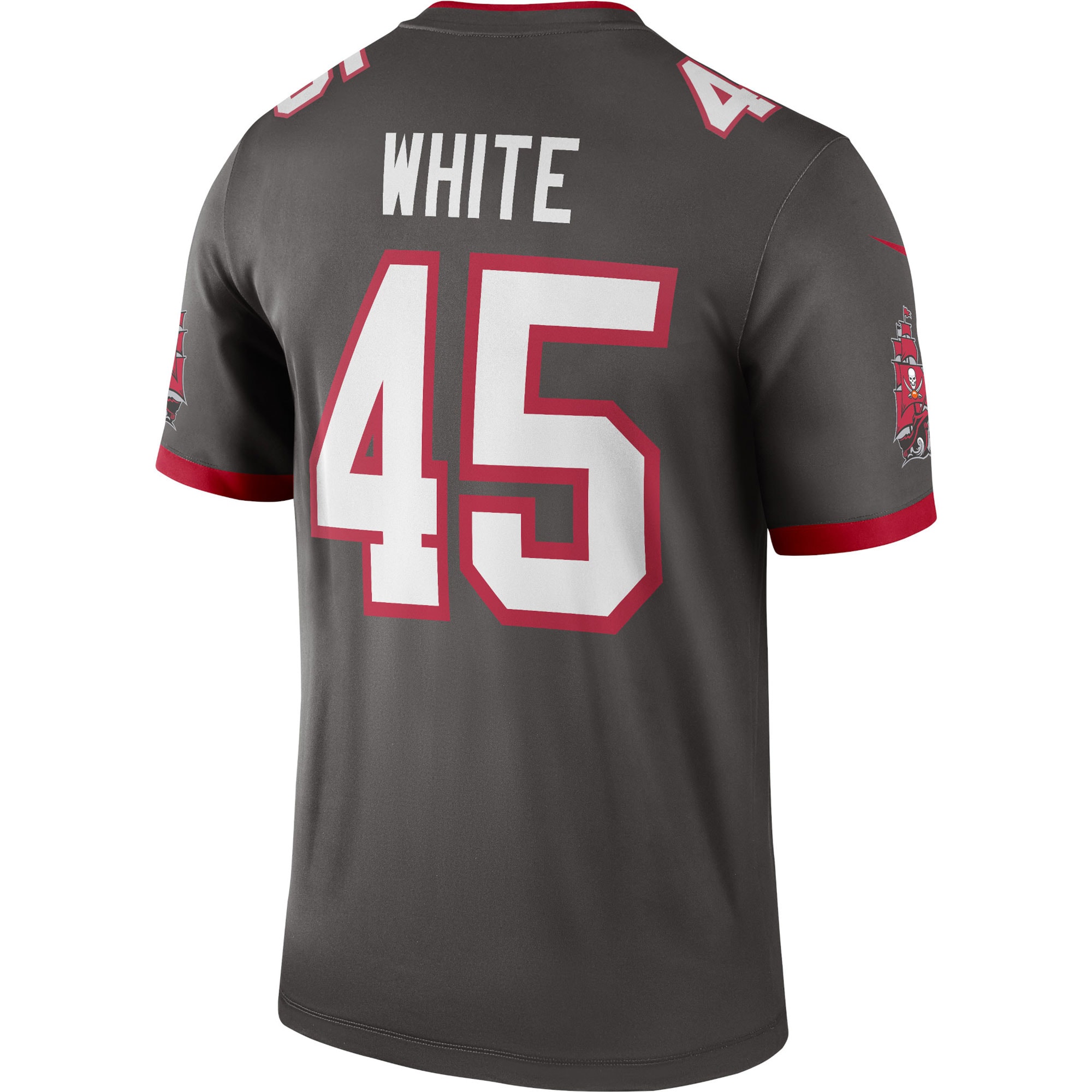 Devin White Tampa Bay BuccaneersAlternate Legend Jersey - Pewter