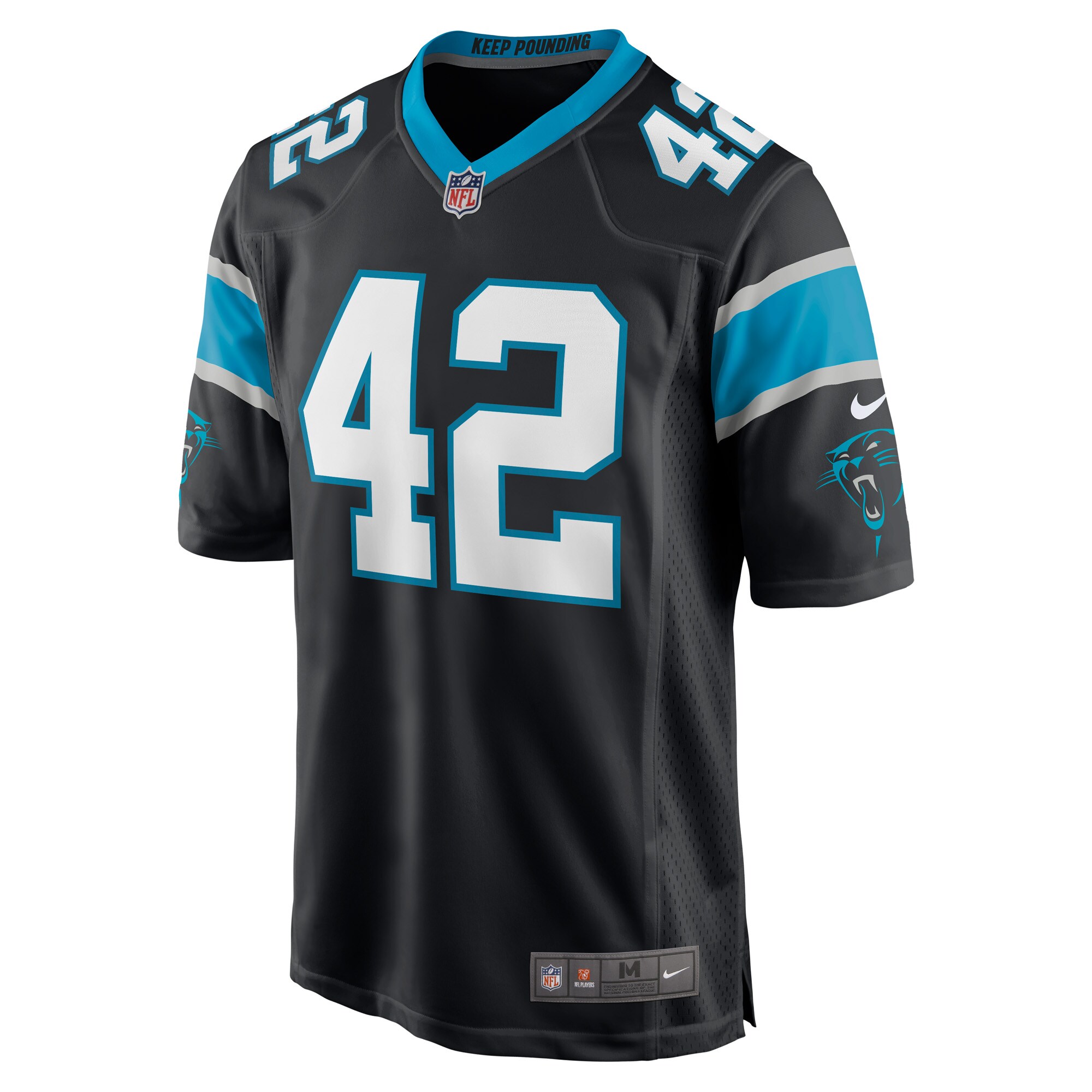 Sam Franklin Jr. Carolina PanthersGame Player Jersey - Black