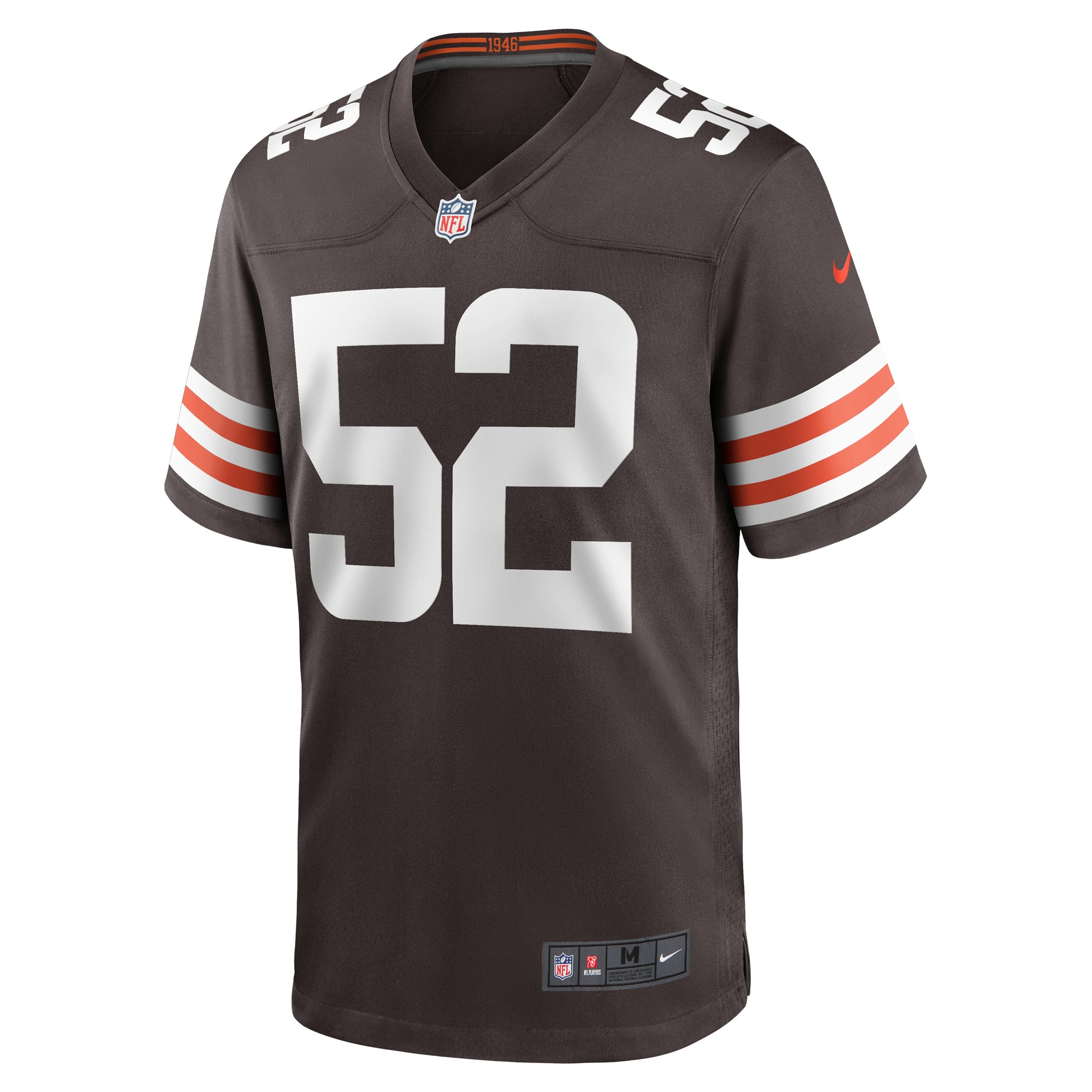 Dawson Deaton Cleveland BrownsGame Player Jersey - Brown