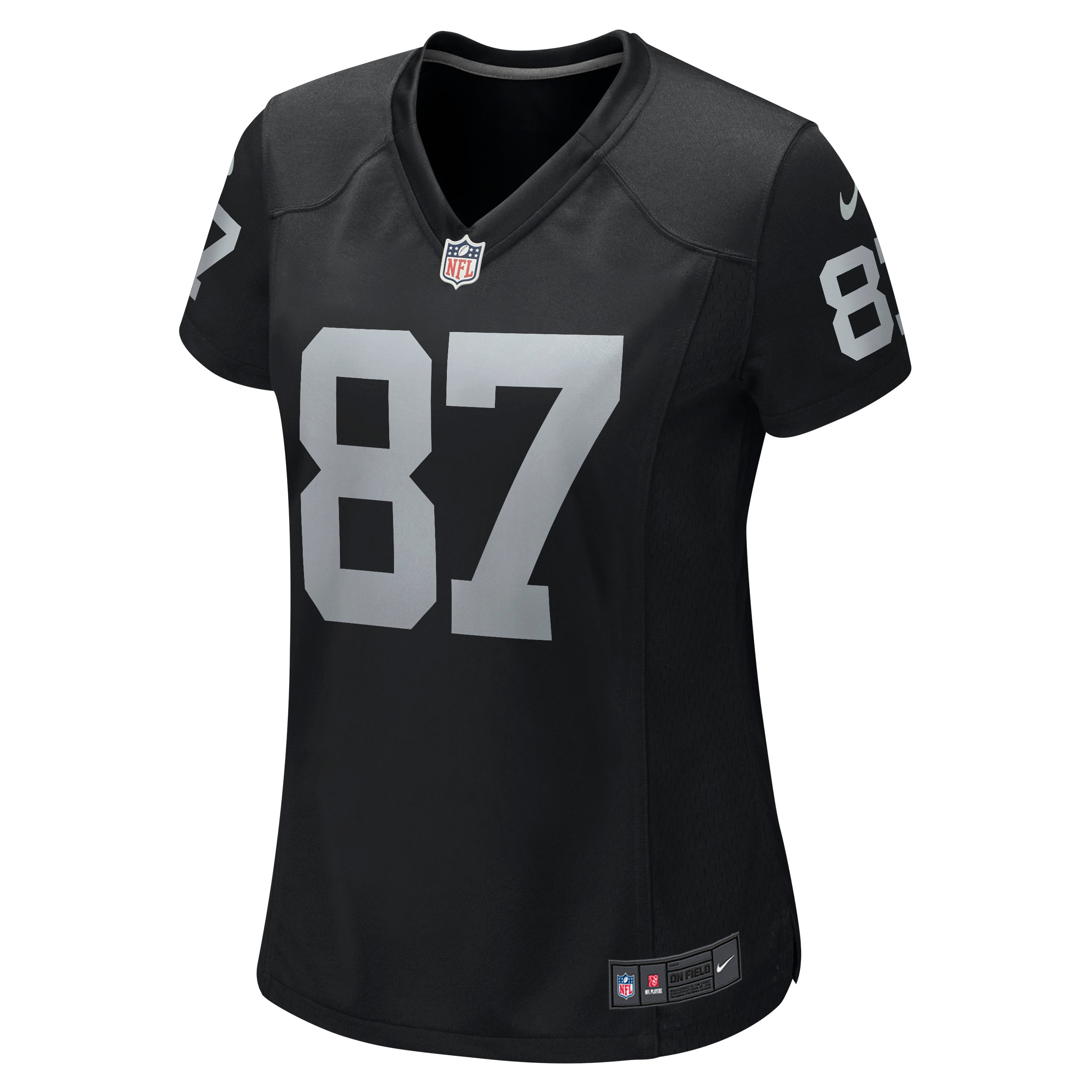 Foster Moreau Las Vegas Raiders Women's Game Jersey - Black