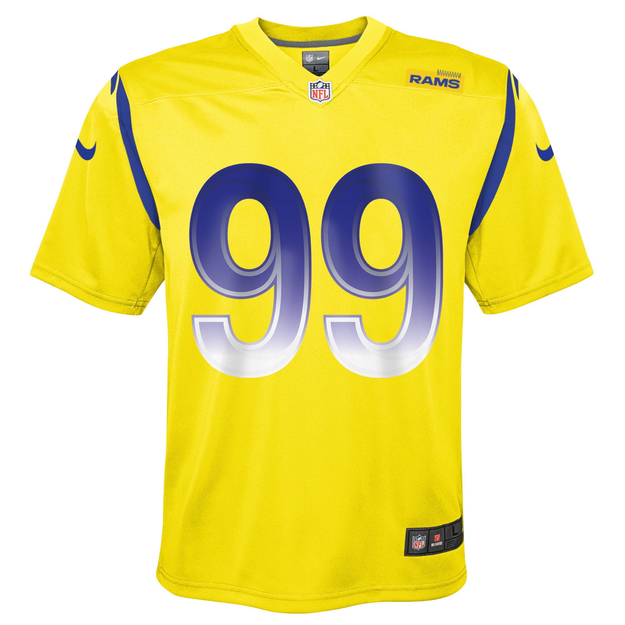 Aaron Donald Los Angeles RamsYouth Inverted Game Jersey - Gold