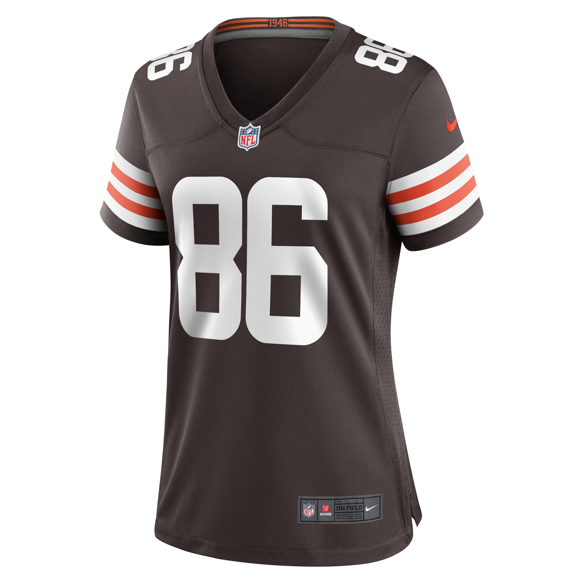 Miller Forristall Cleveland Browns Women's Game Player Jersey - Brown