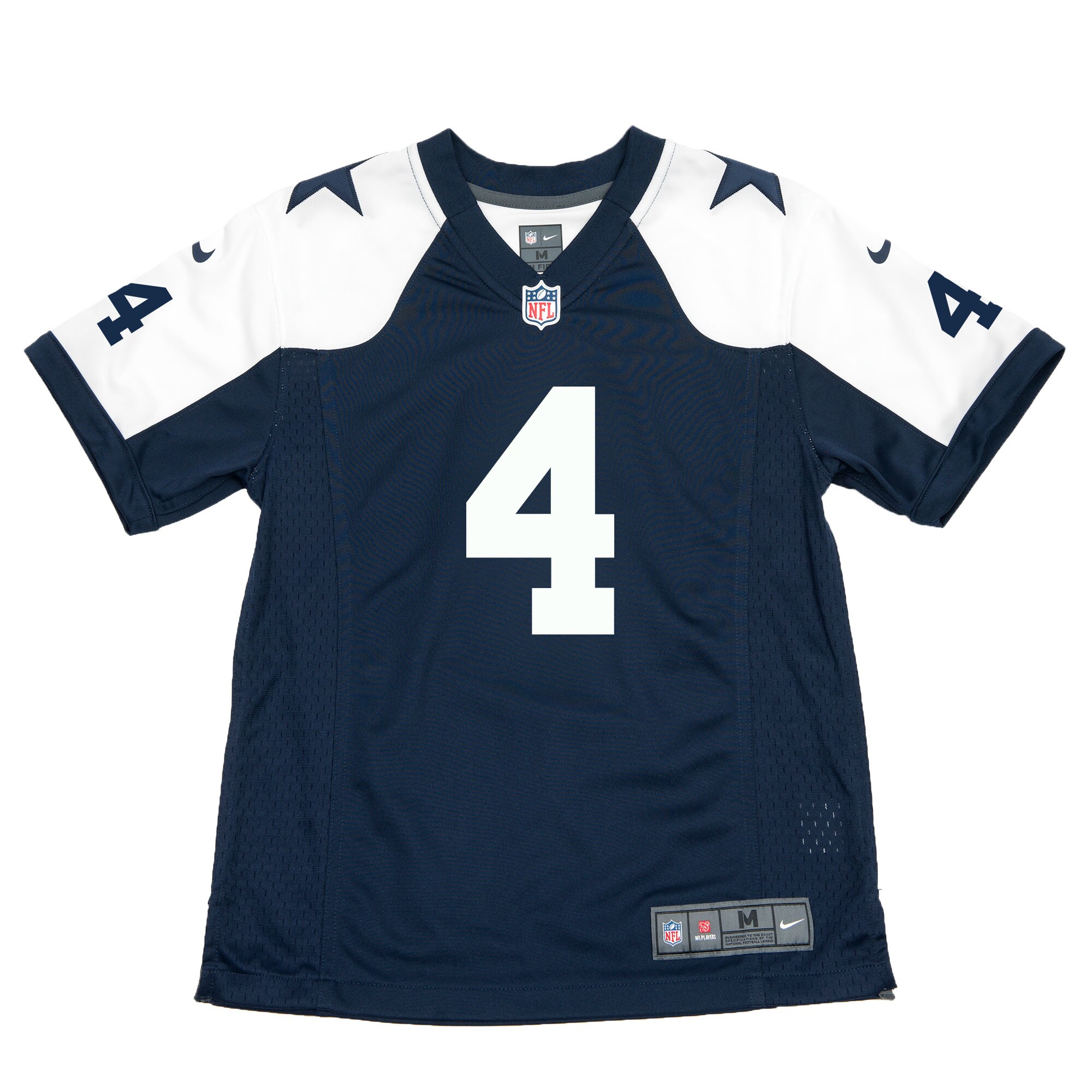 Dak Prescott Dallas CowboysYouth Throwback Game Jersey - Navy