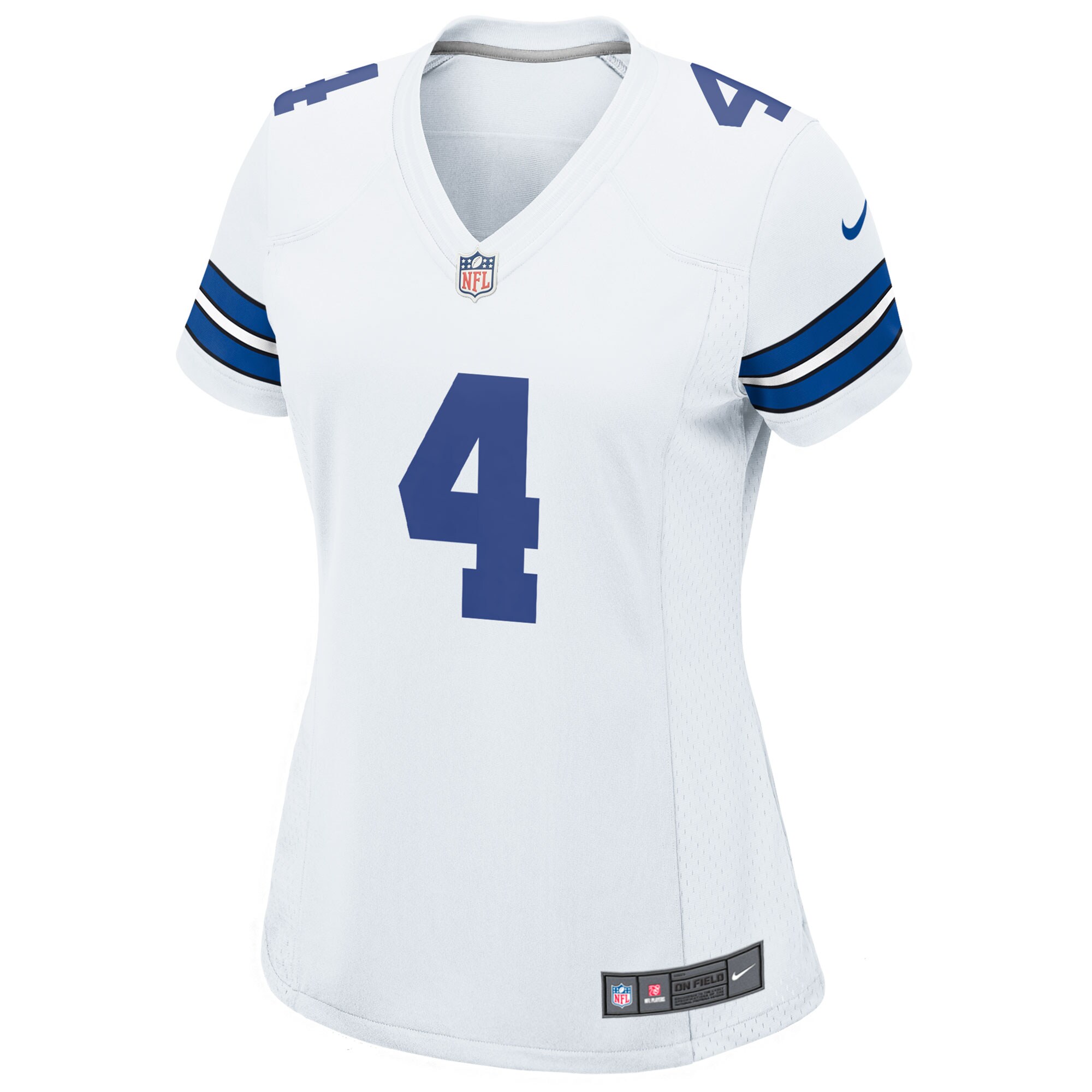 Dak Prescott Dallas Cowboys Women's Team Game Jersey - White