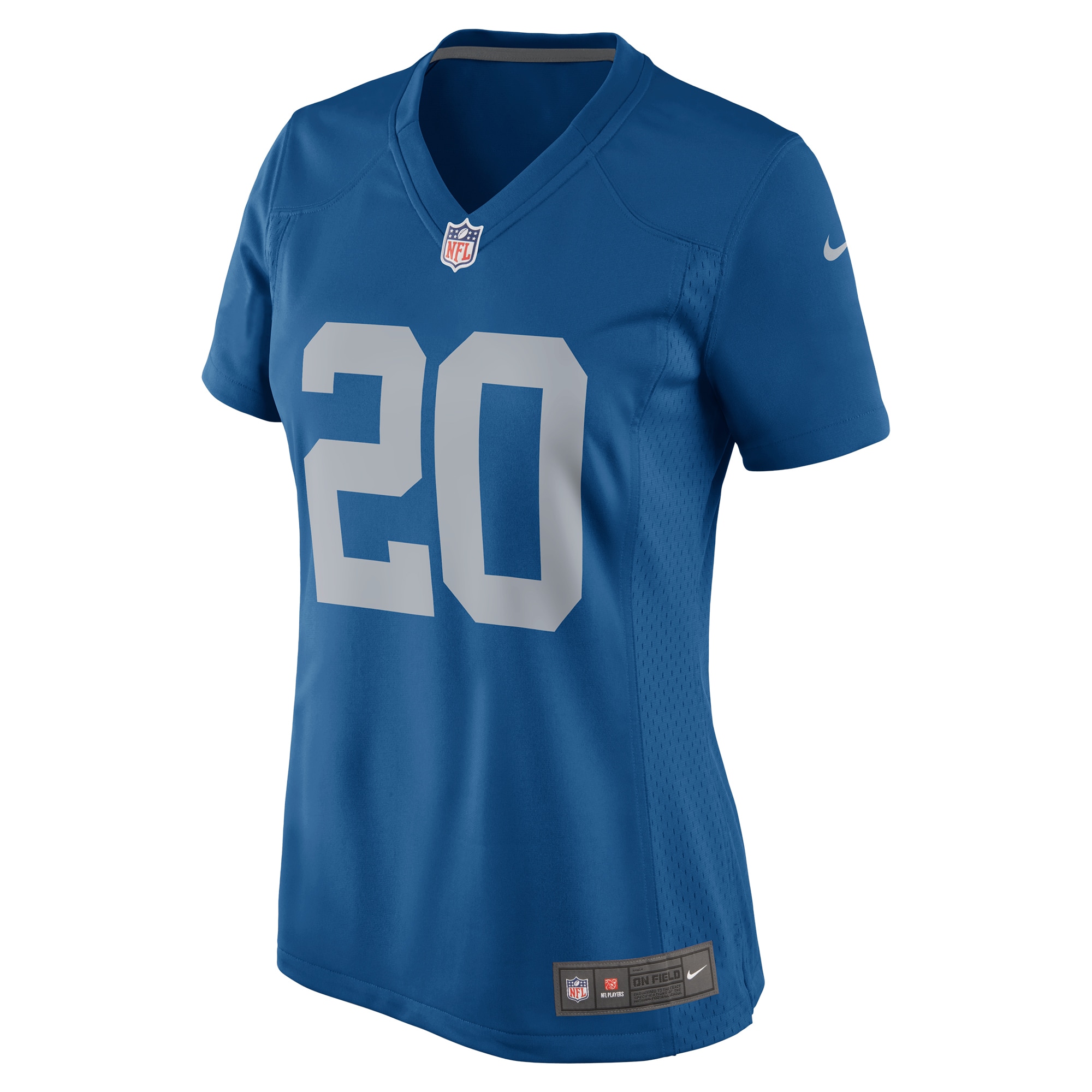 Barry Sanders Detroit Lions Women's 2017 Throwback Retired Player Game Jersey - Blue